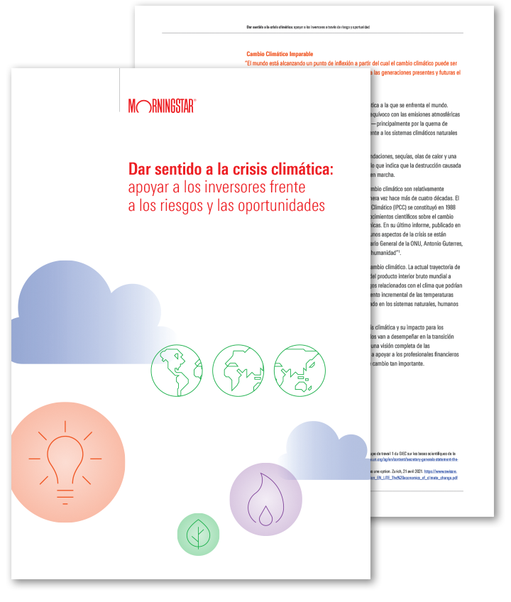 Responder a la crisis climática apoyar a los inversores frente a los