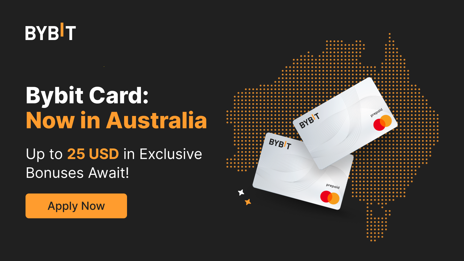 Bybit Announcement Bybit Card Now In Australia Up To 25 USD In Bonuses