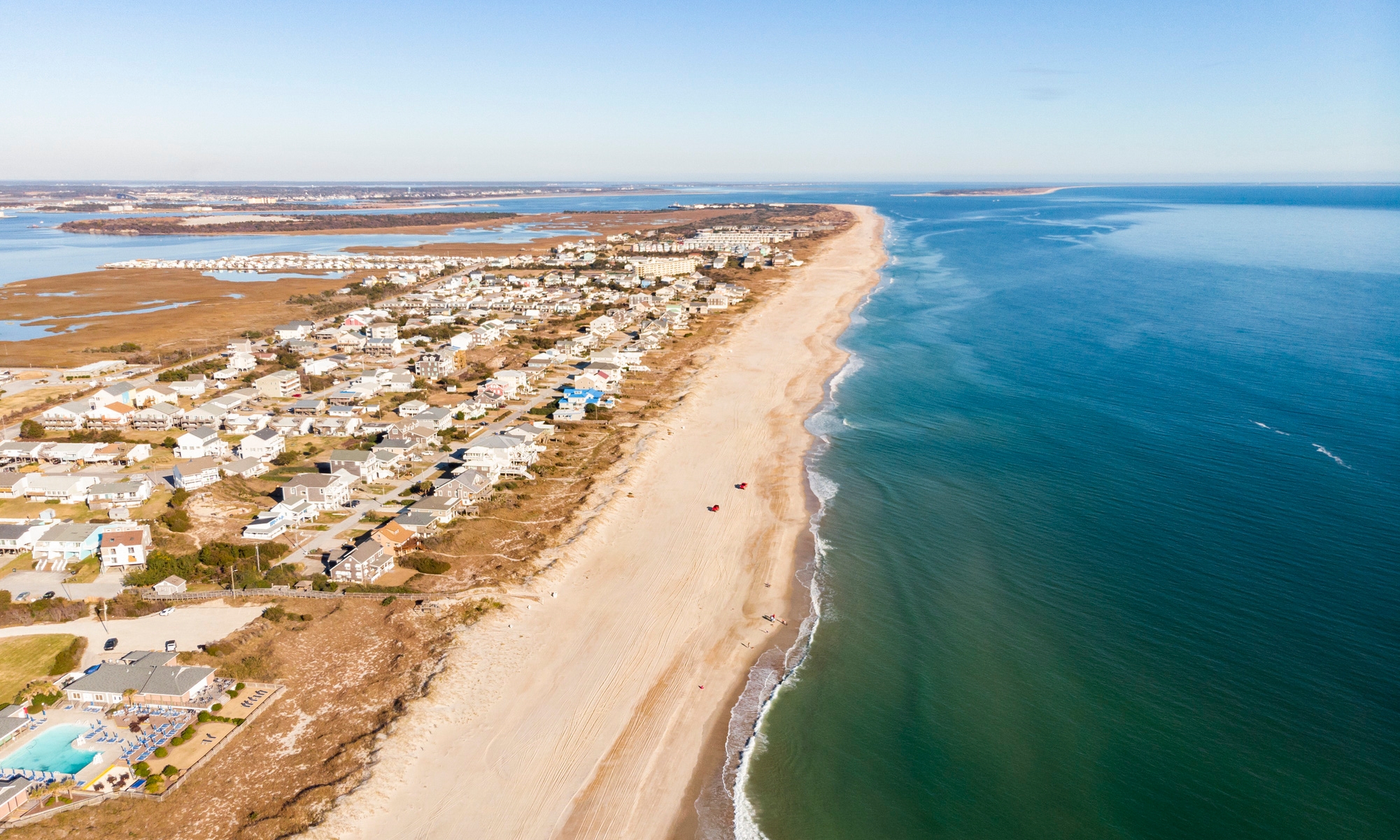 Atlantic ocean beach villas