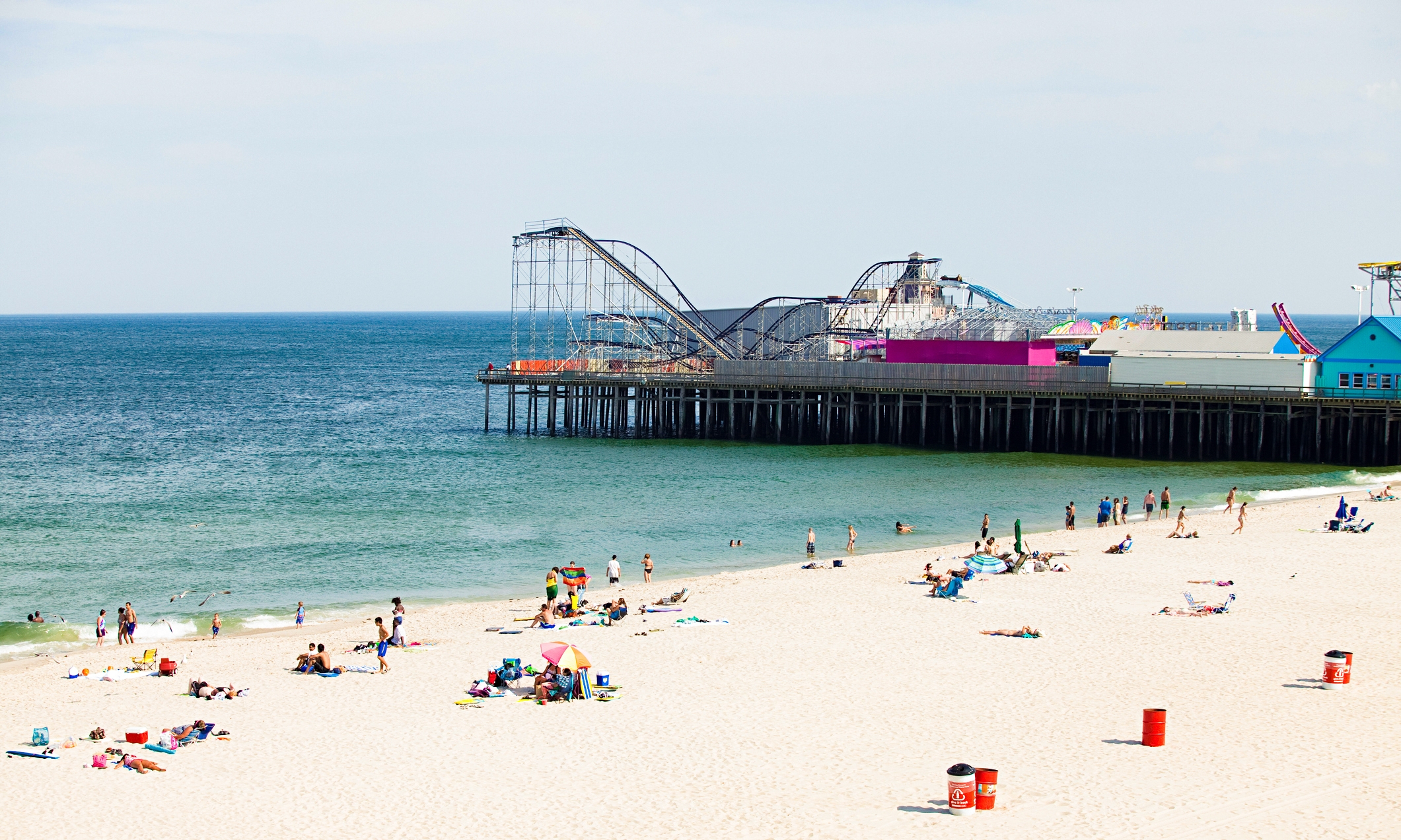 Jersey Shore Beach Boardwalk