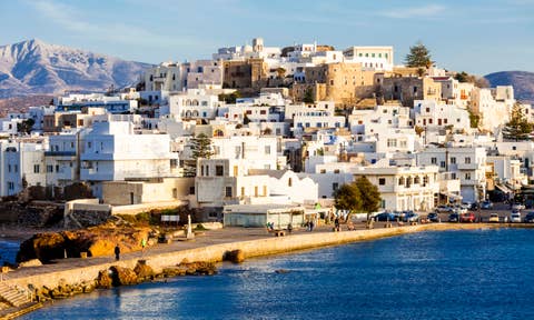 Naxos: smještaji uz obalu