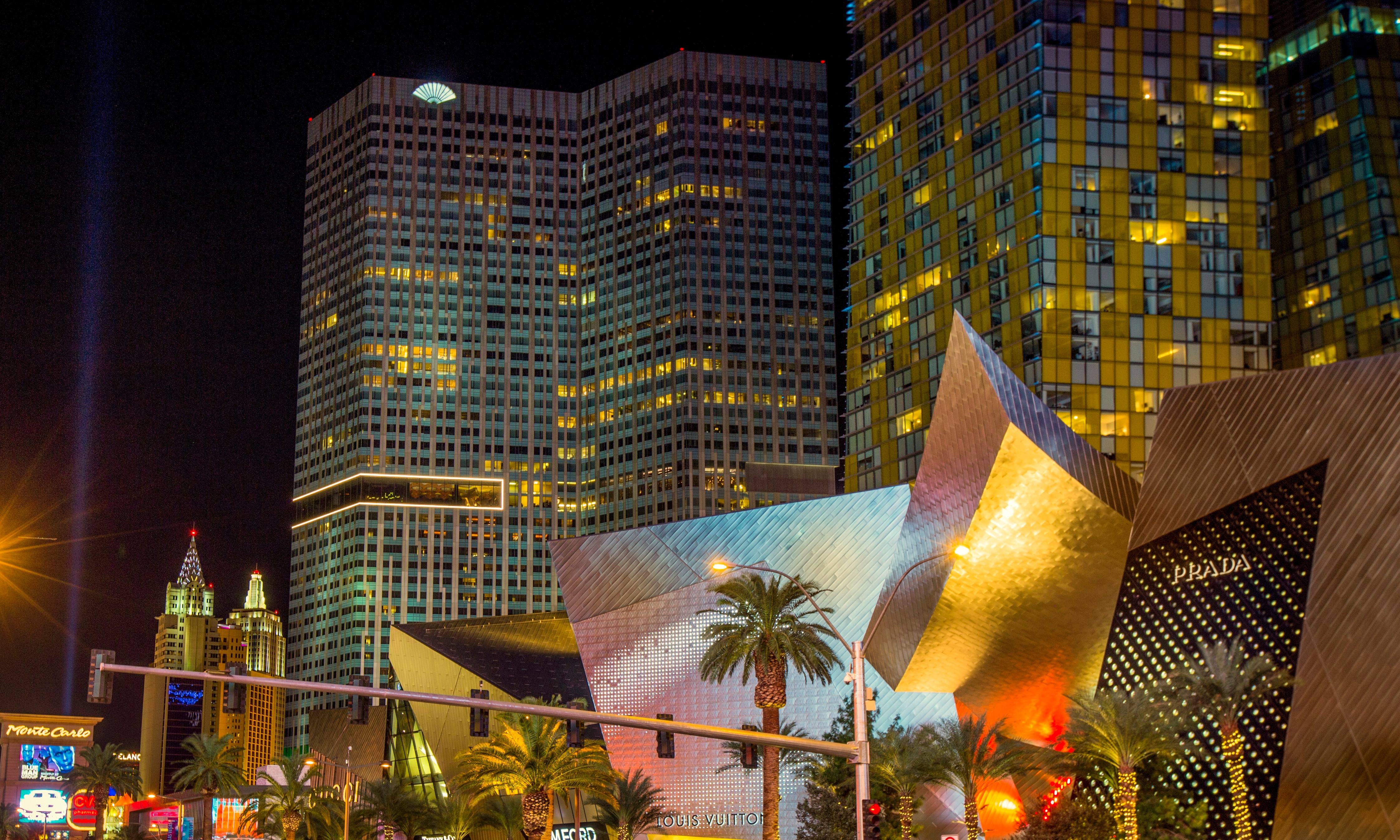 Las Vegas Casino Royale Night Illumination, LV Strip, Nevada, USA