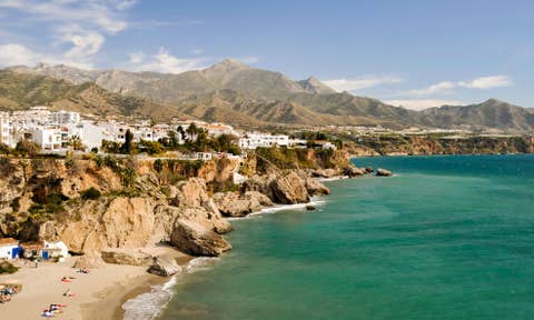 Accommodations with an outdoor patio in Nerja