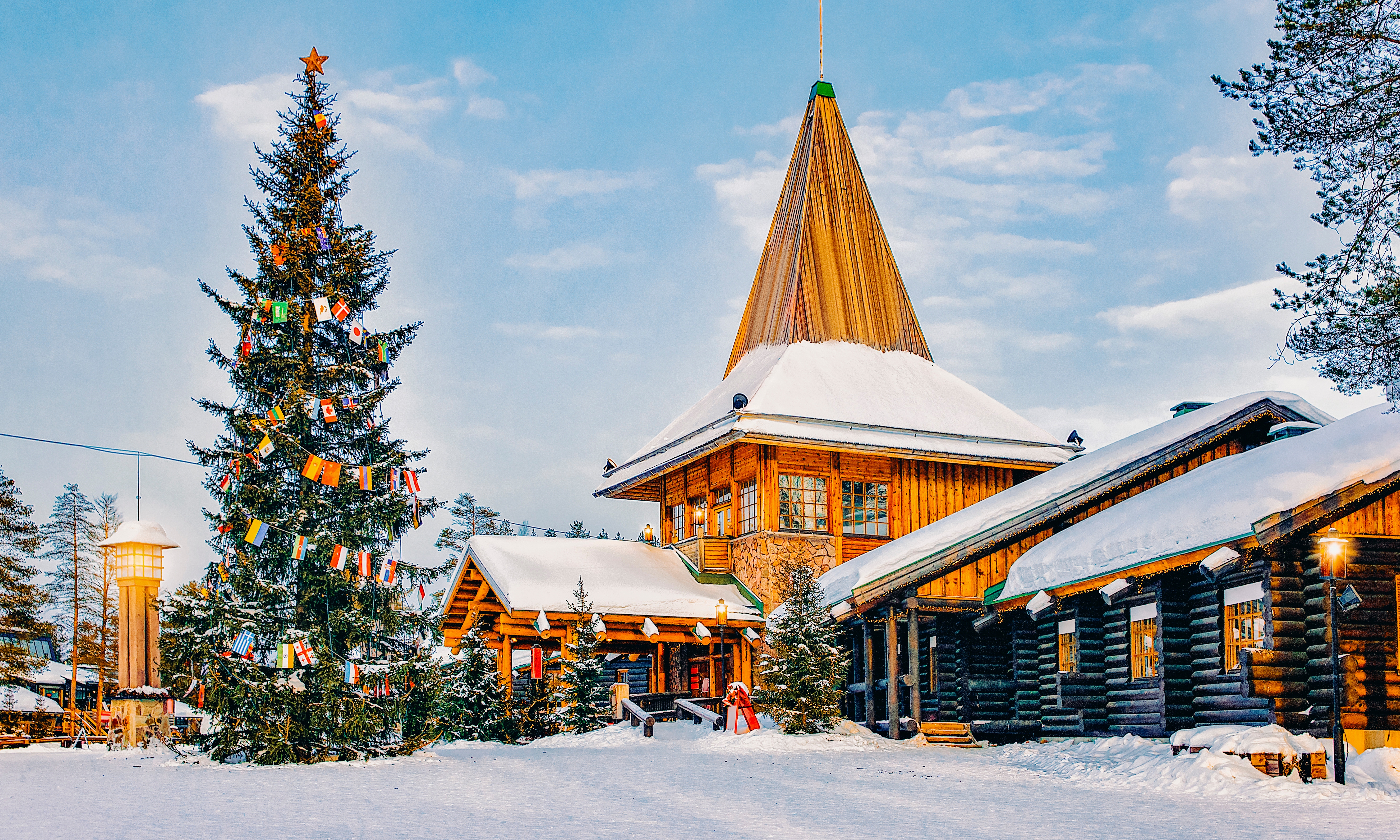 Winter Golf in Santa Claus Golf, Rovaniemi, Lapland, Finland