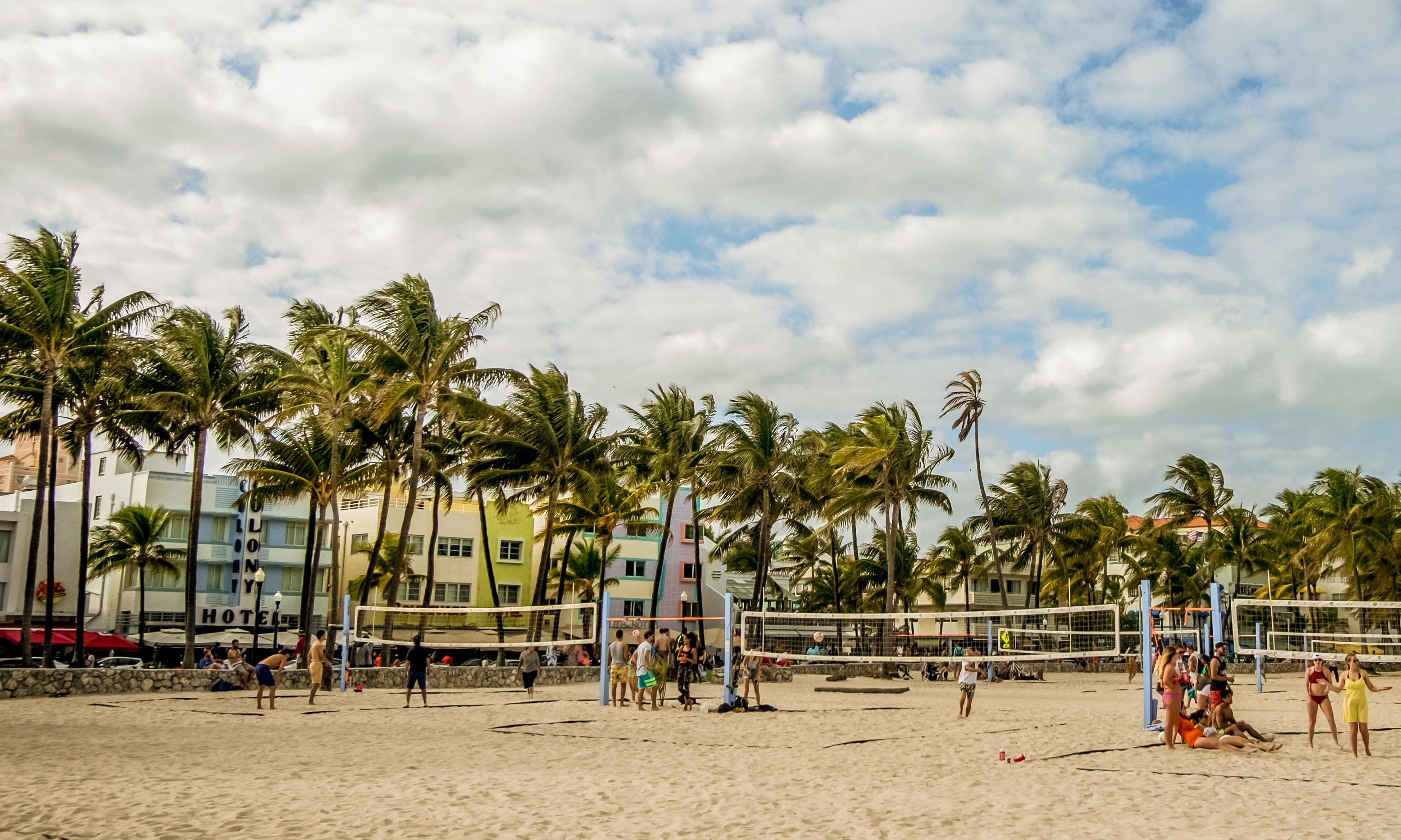 Summer time at the South Beach, Miami, Florida, United States of