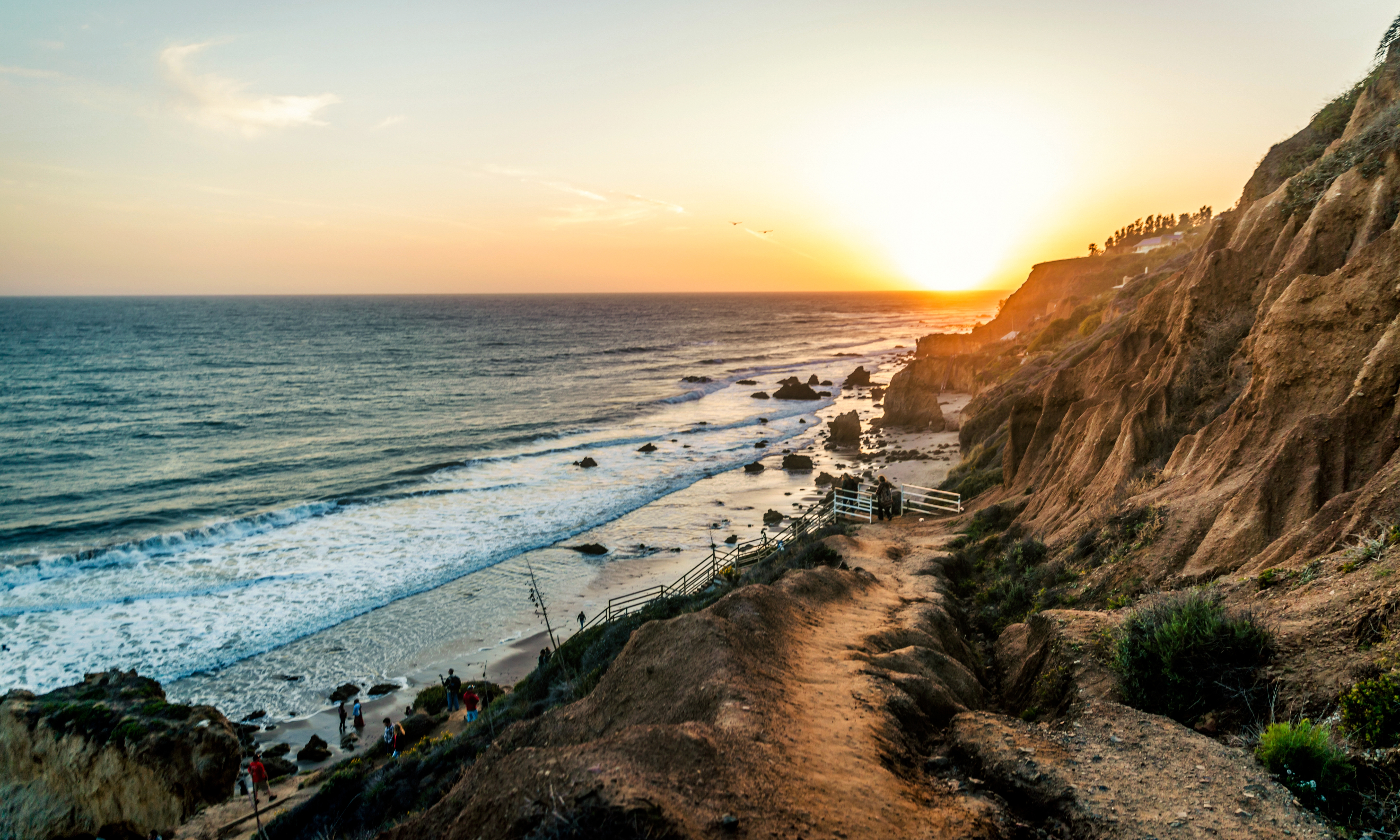 Zuma Beach in Malibu, One of the Largest and Most Popular Beaches