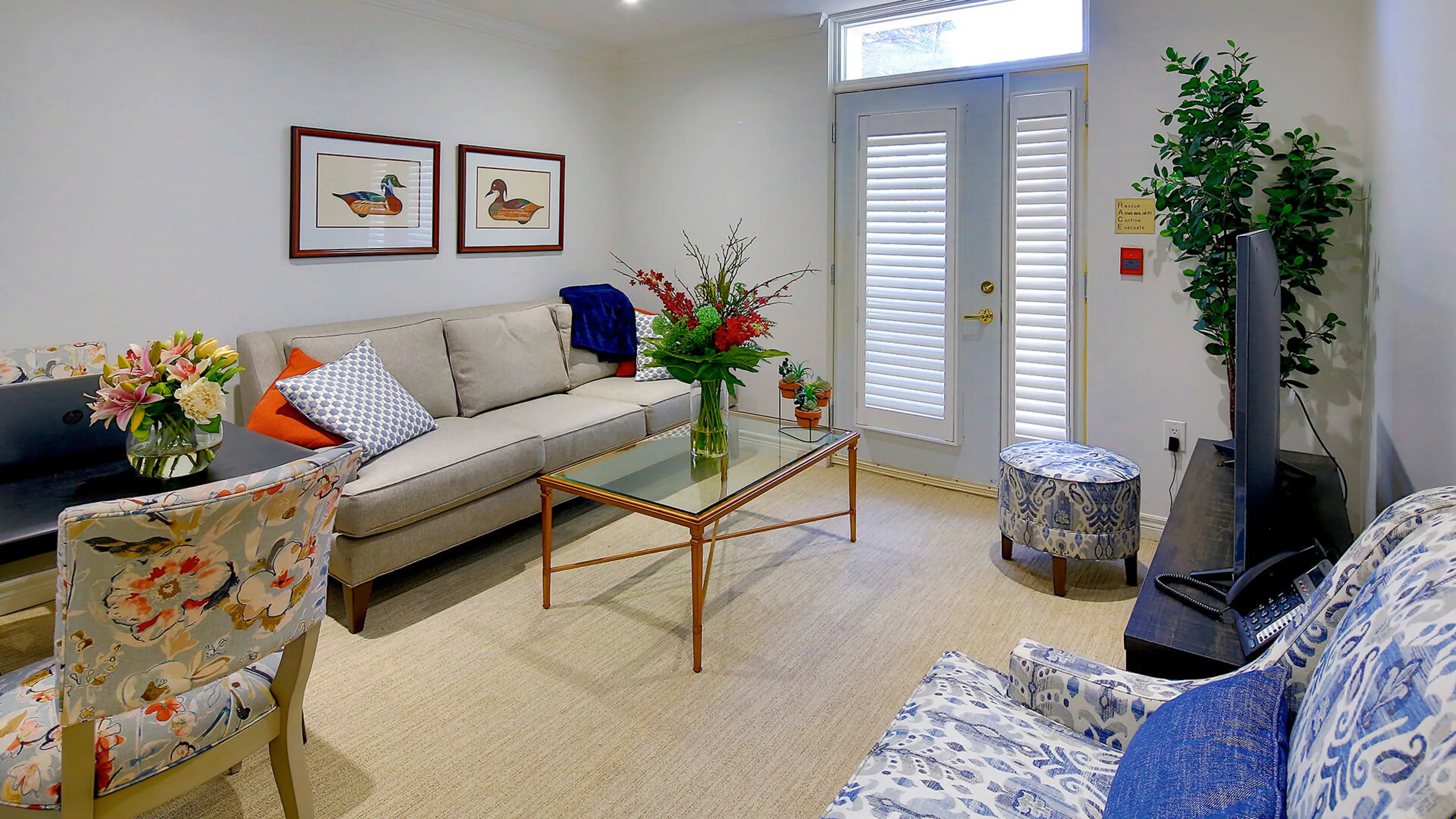 Model Suite - Living Area, Kingsway, Etobicoke