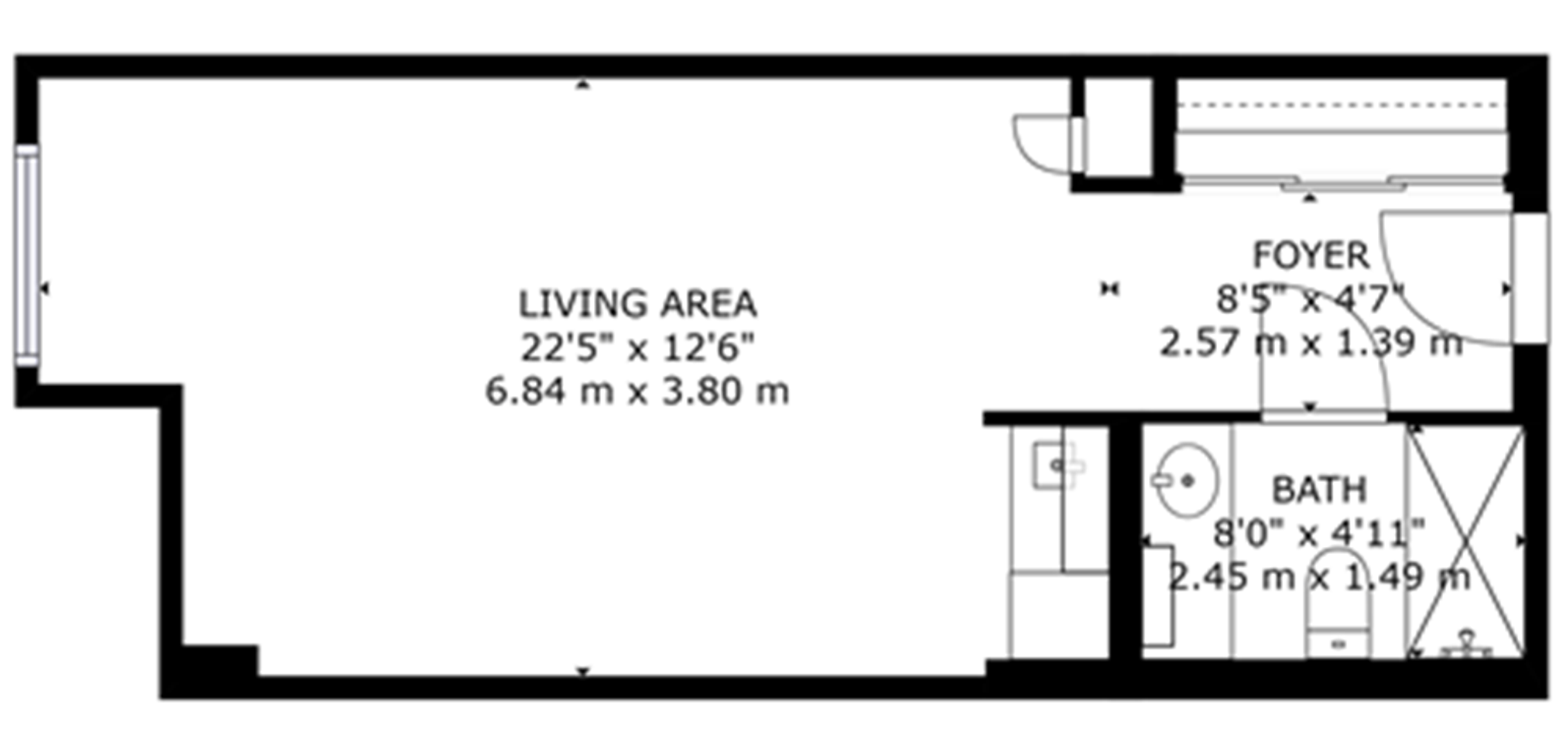 Donway Place Sample Studio Plan