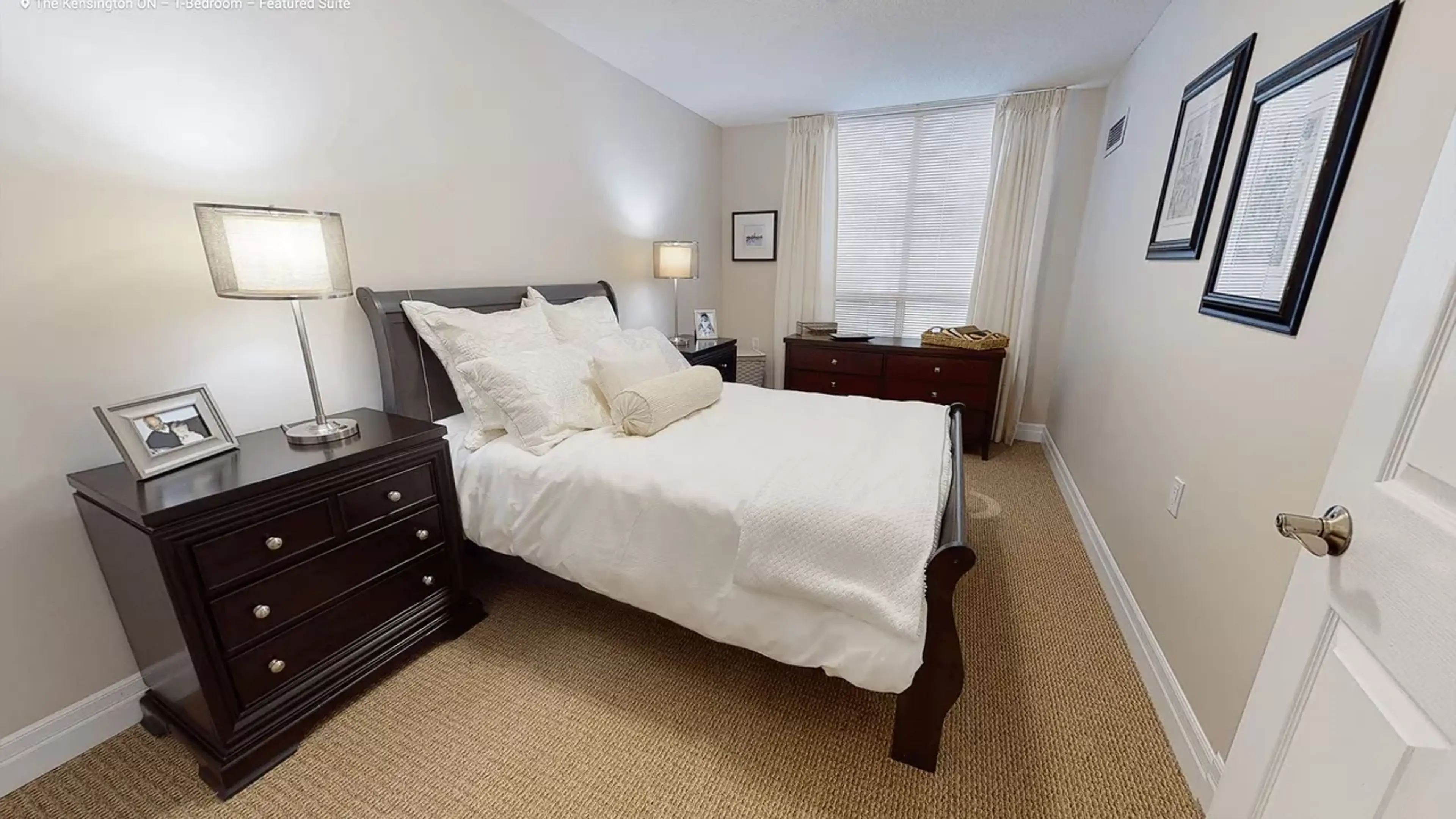 The Kensington Oakville Model Suite Bedroom