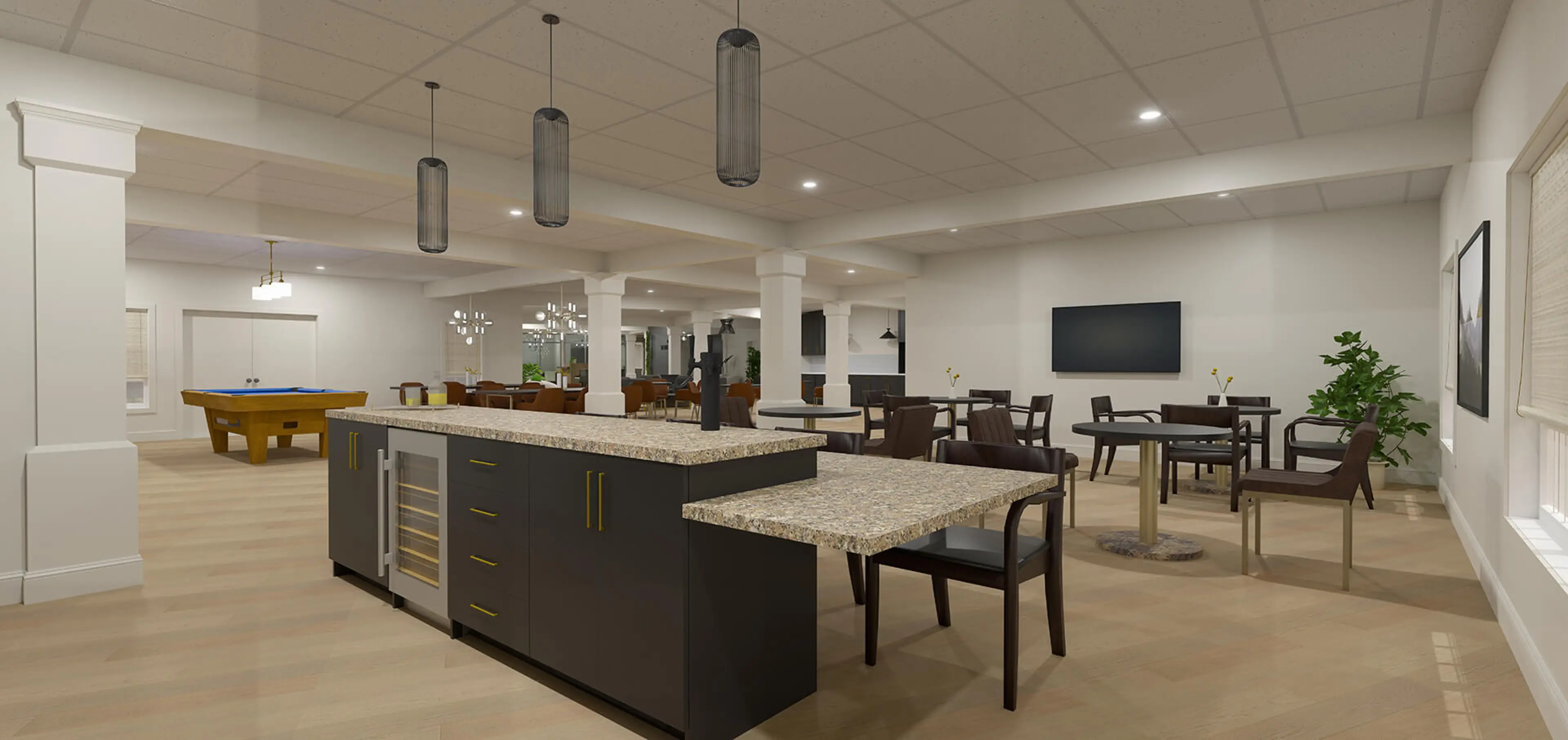 The Bentley Hillsdale Pub - Artist Rendering