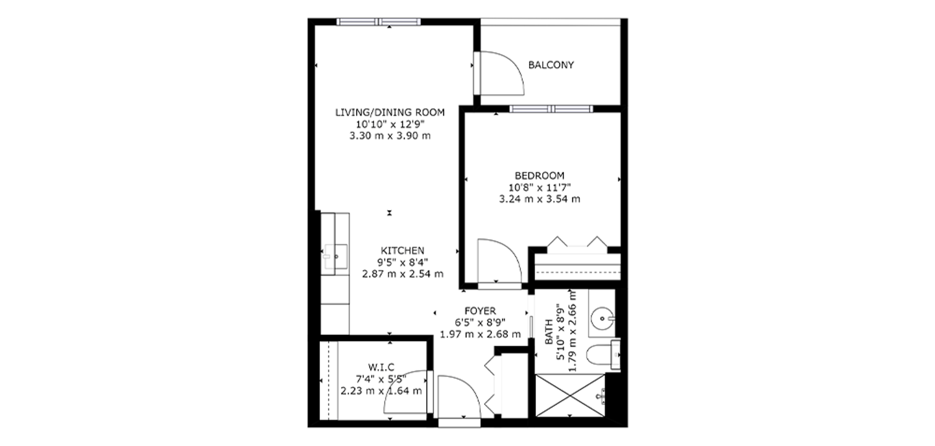 The Heartland 1 Bedroom Featured Suite 1