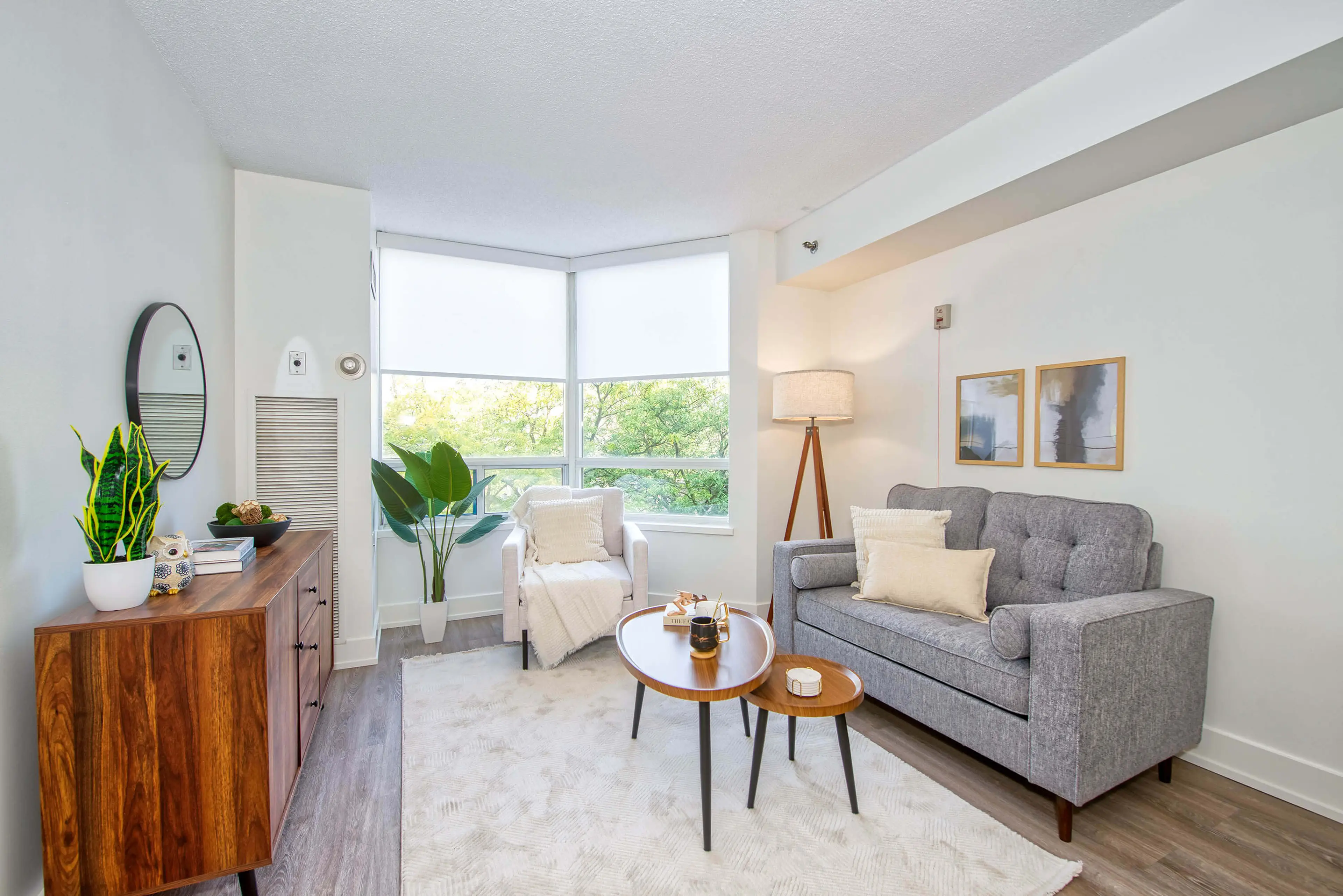 Churchill Place Model Suite, Living Room