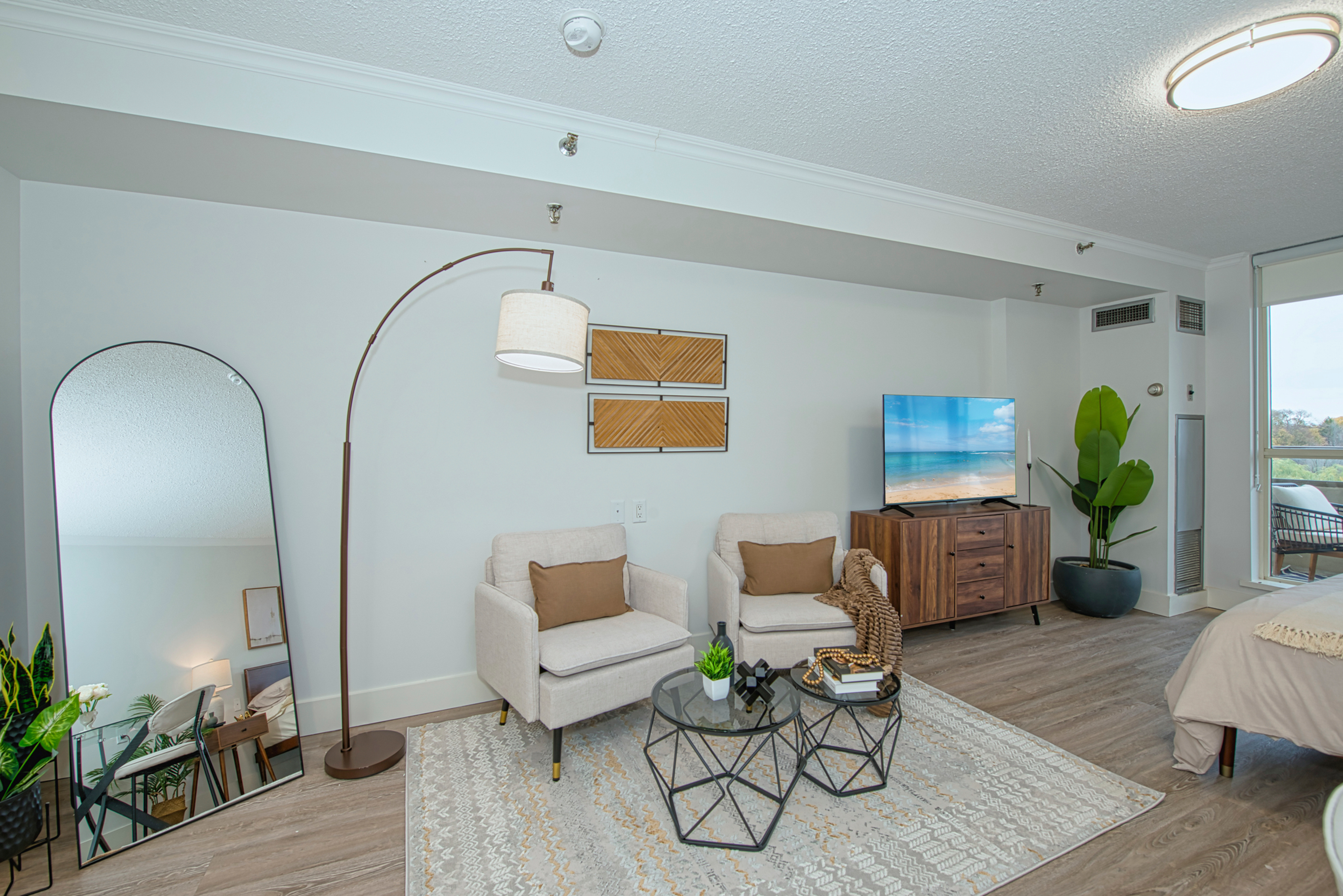 Venvi King Gardens Model Suite Living Area