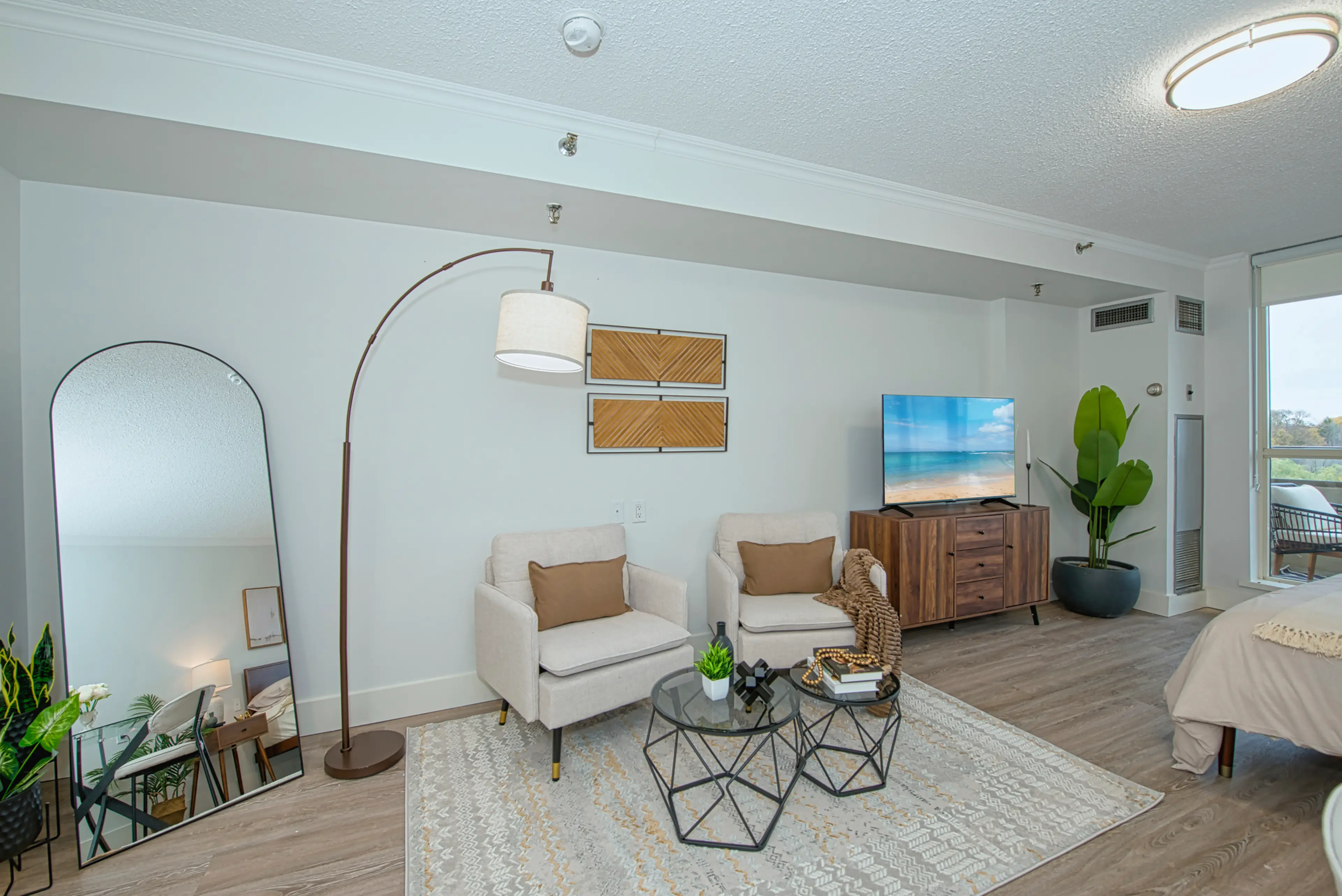 Venvi King Gardens Model Suite Living Area