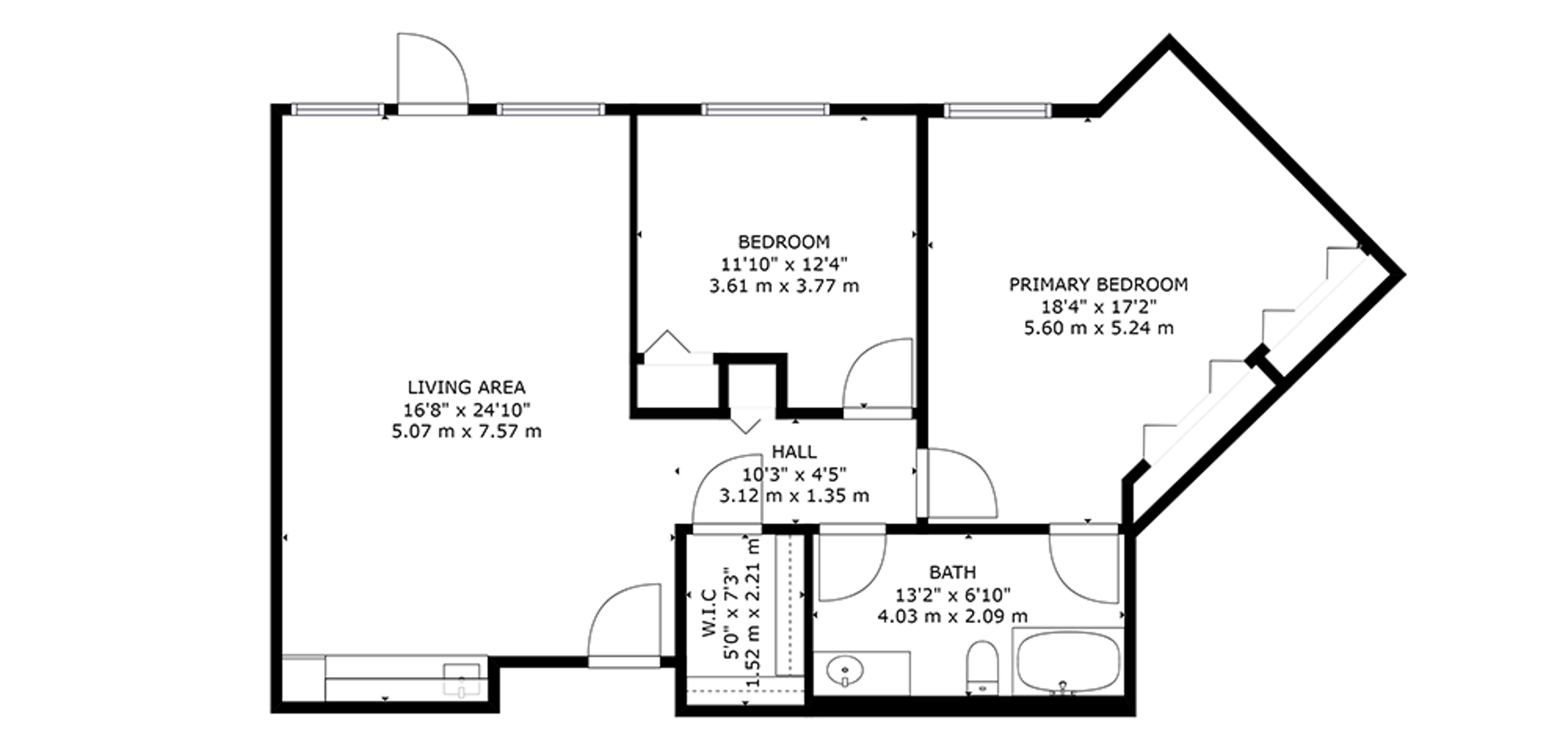 The Bentley Saskatoon Sample 2 Bedroom Plan A