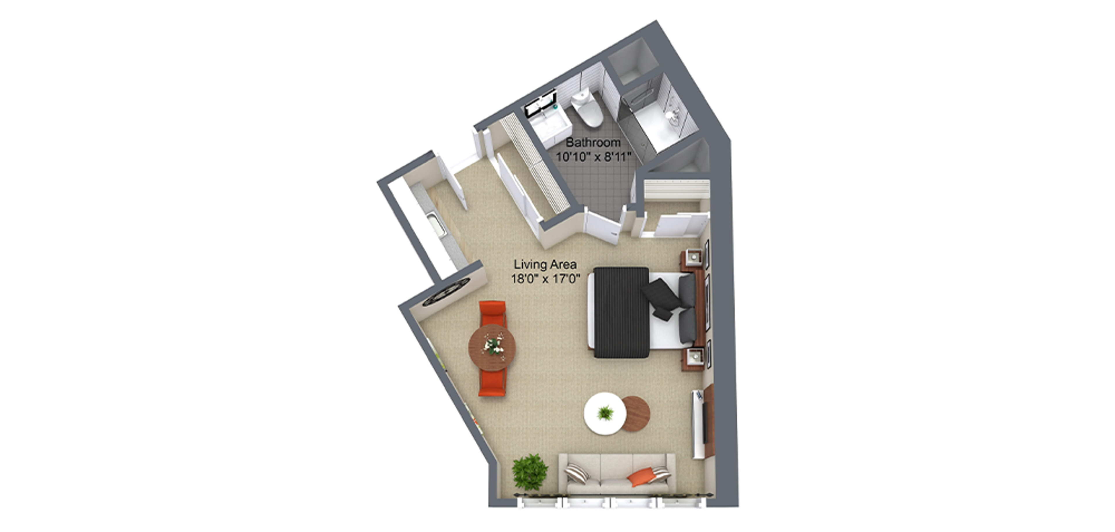 Parkwood Manor Sample Studio Plan