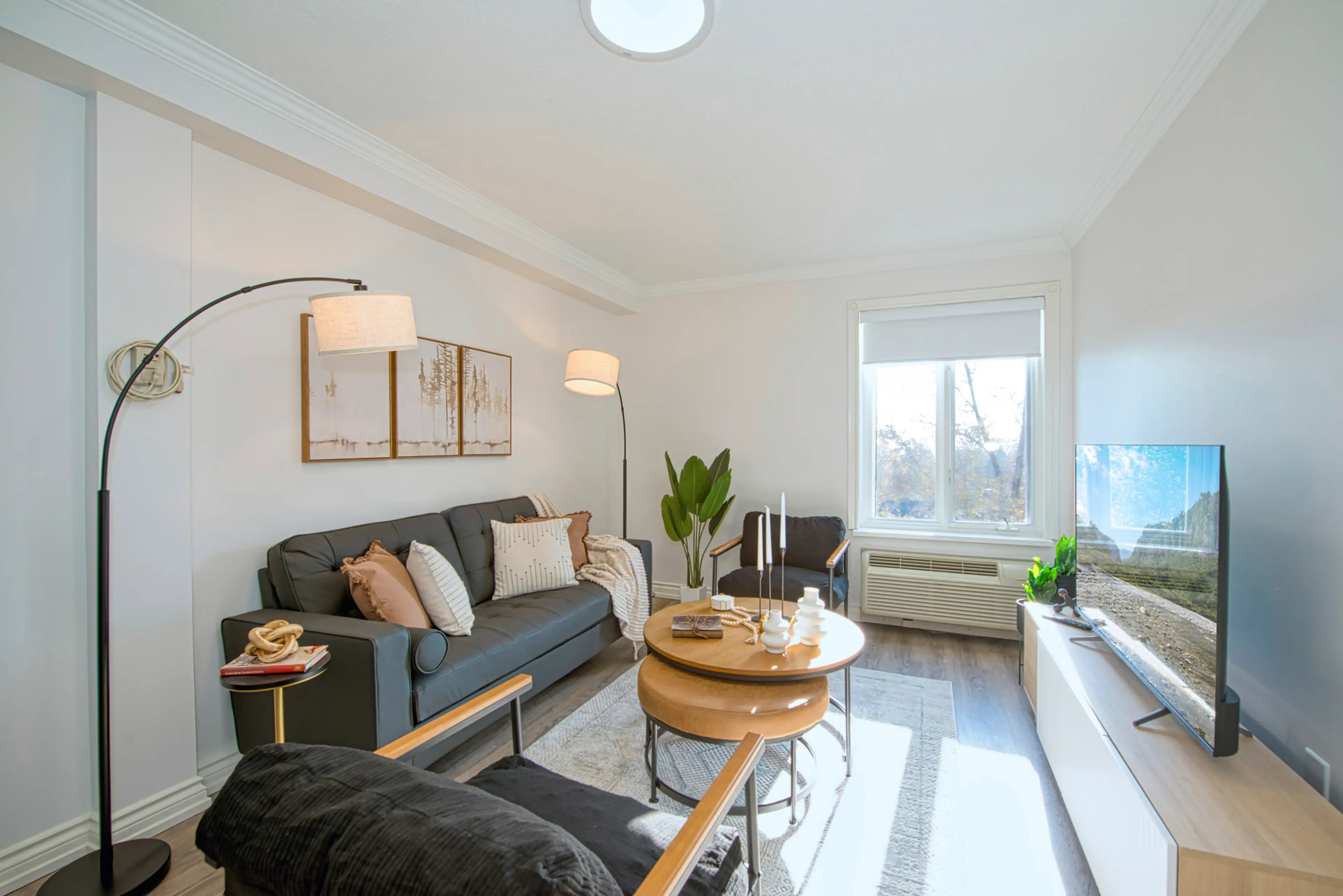 Model Suite - Living Area, Kingsway, Etobicoke