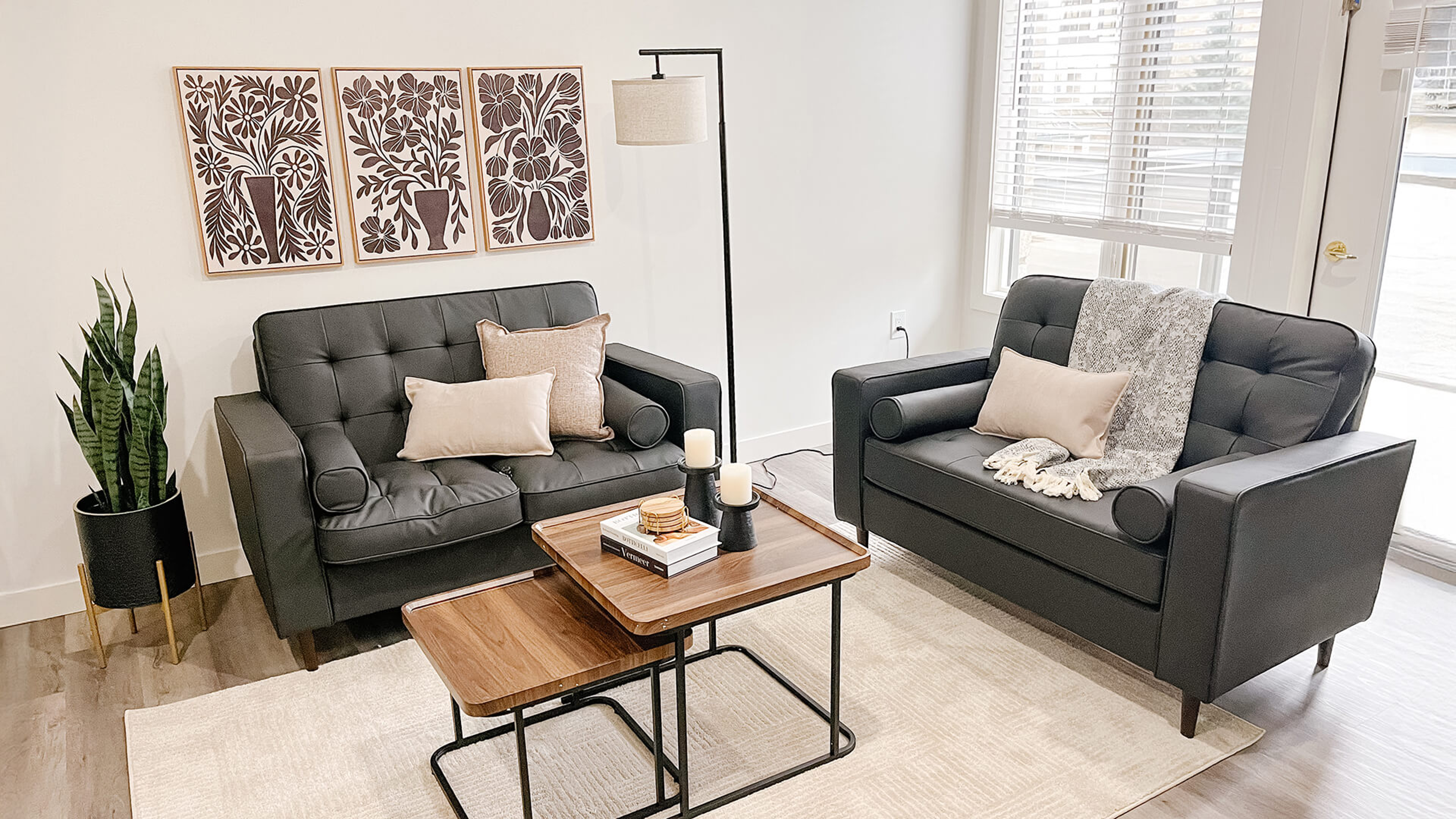 The Bentley Saskatoon Model Suite Living Room