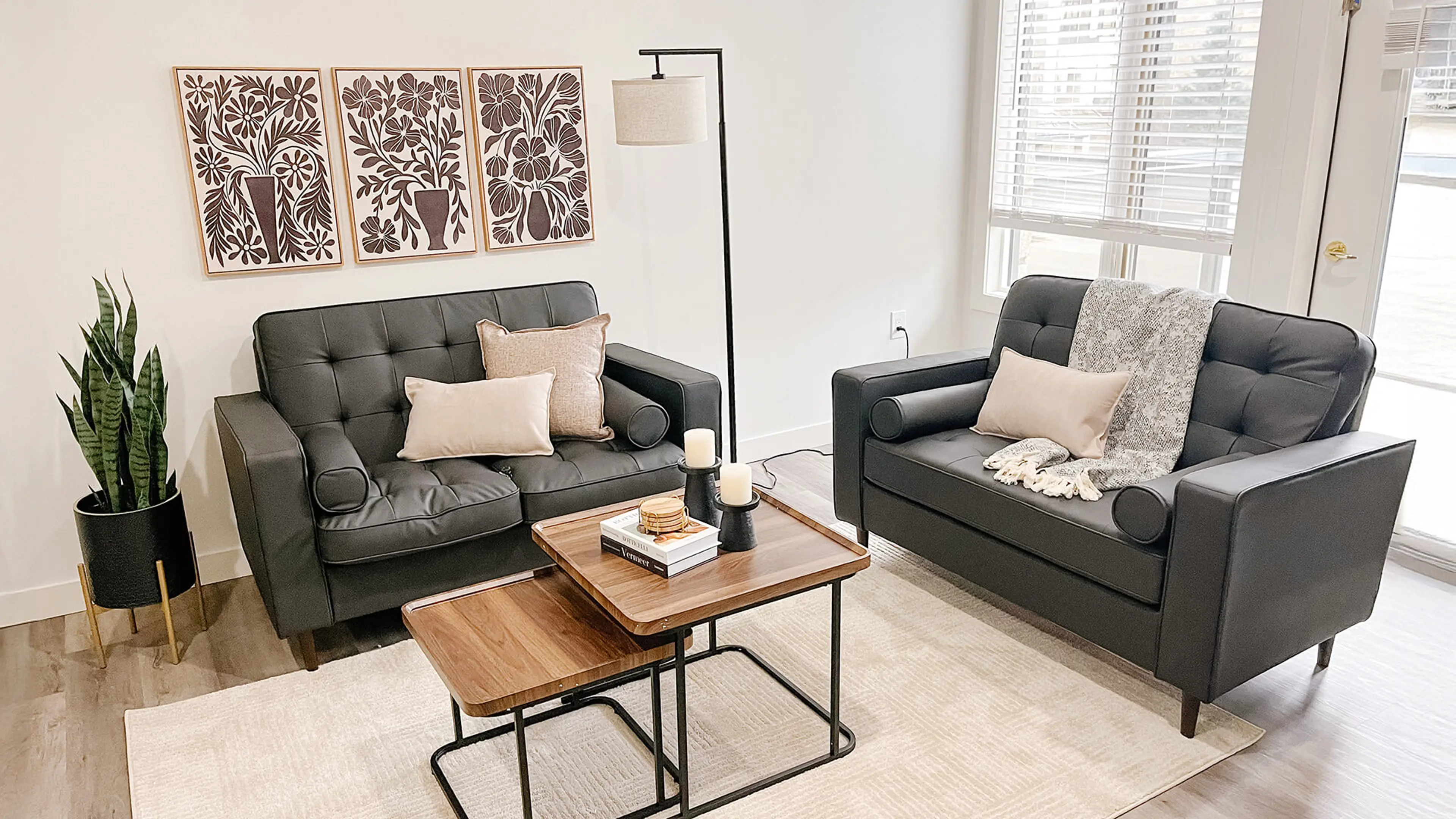 The Bentley Saskatoon Model Suite Living Room