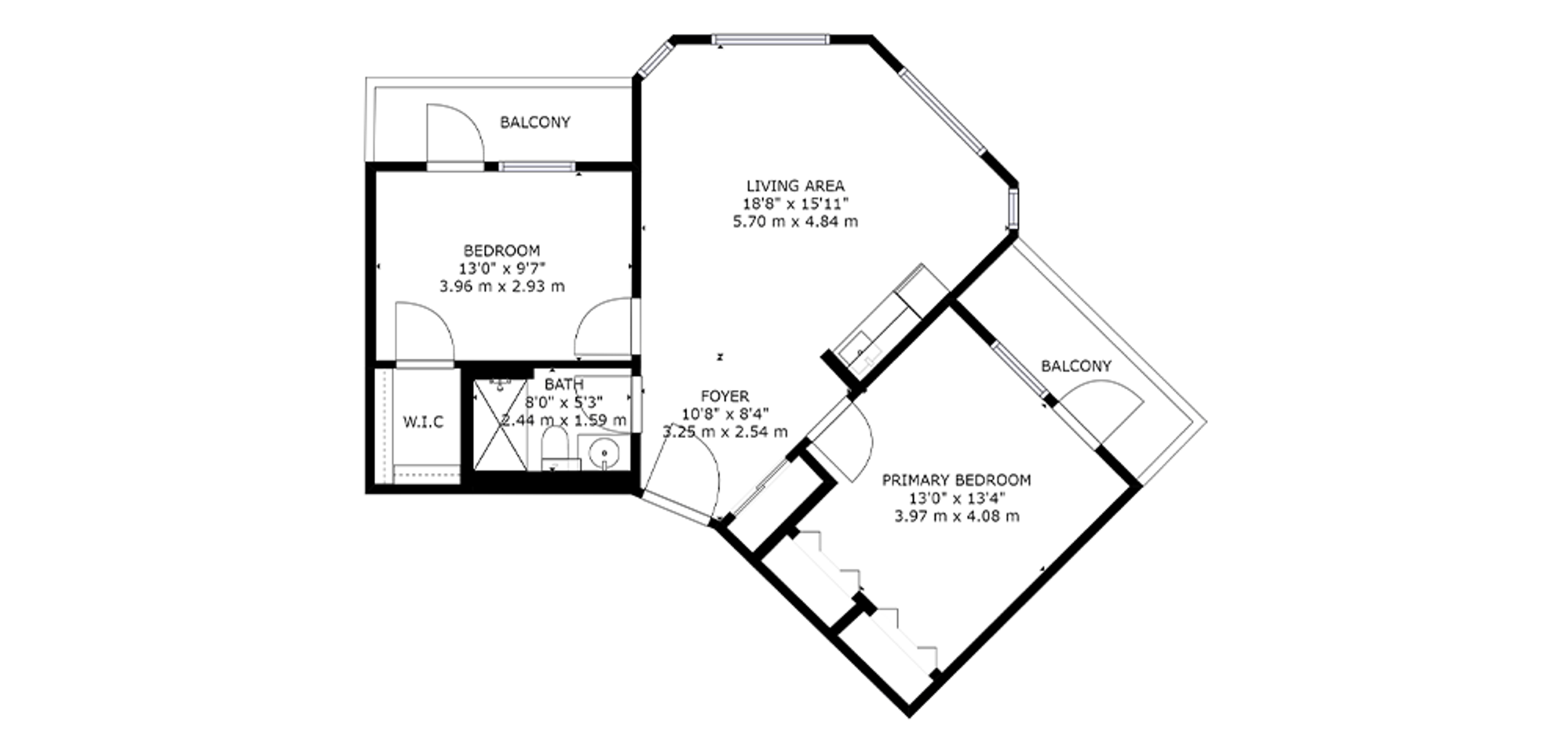 Evergreen 2 Bedroom Plan A