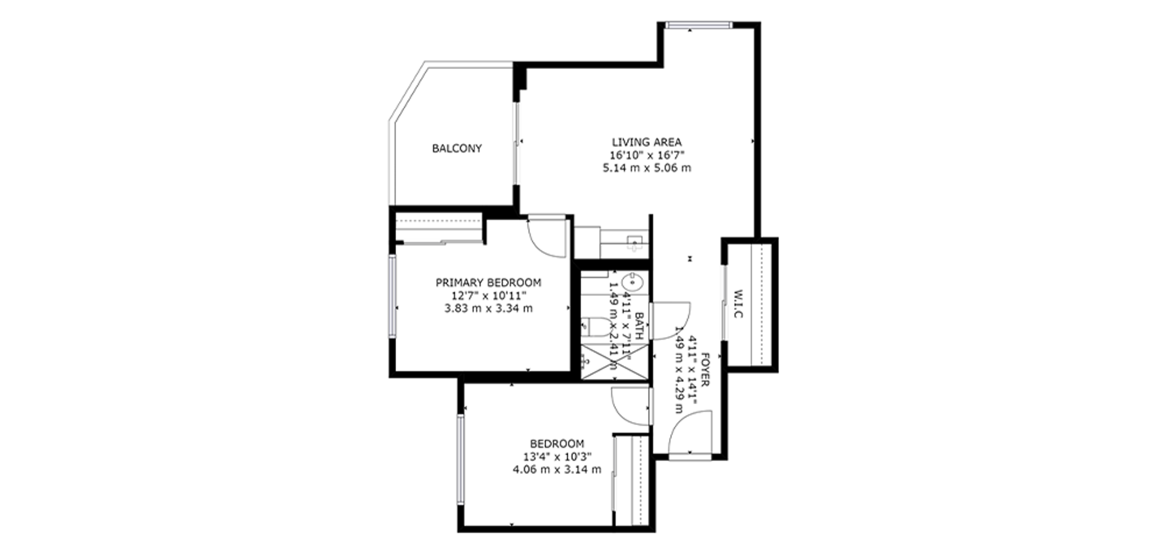 Donway Place Sample 2 Bedroom Plan
