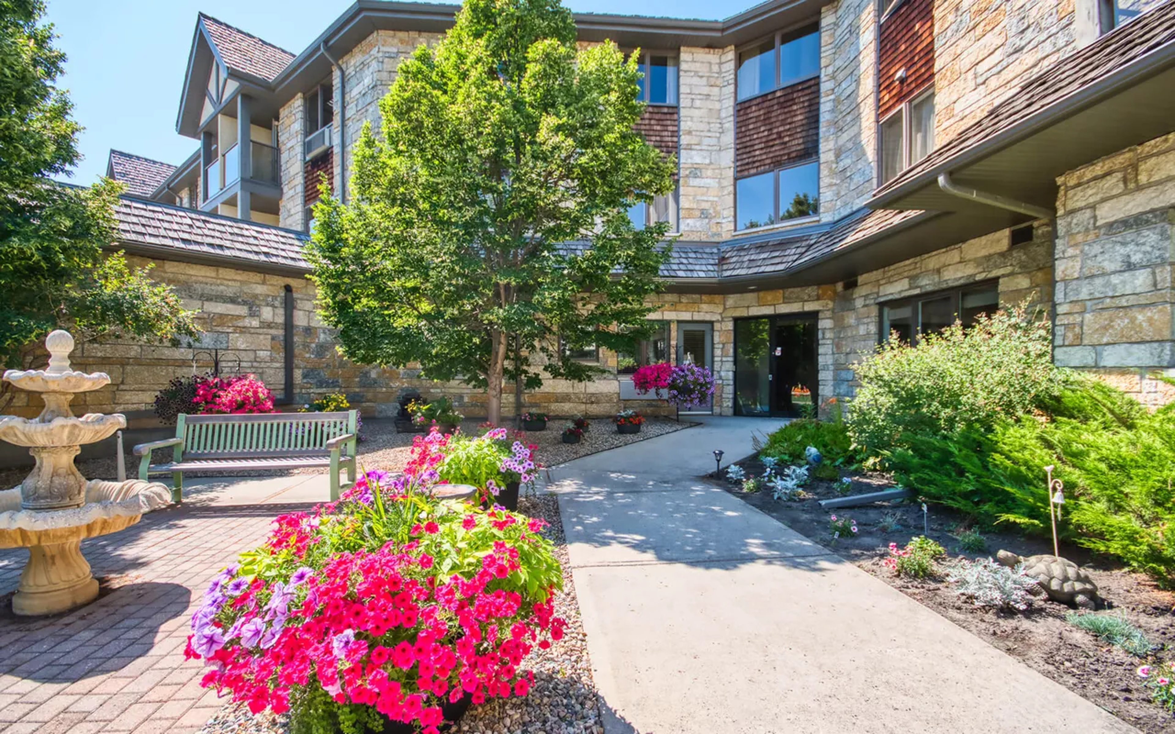 Building Entrance, Marian Chateau, Saskatchewan