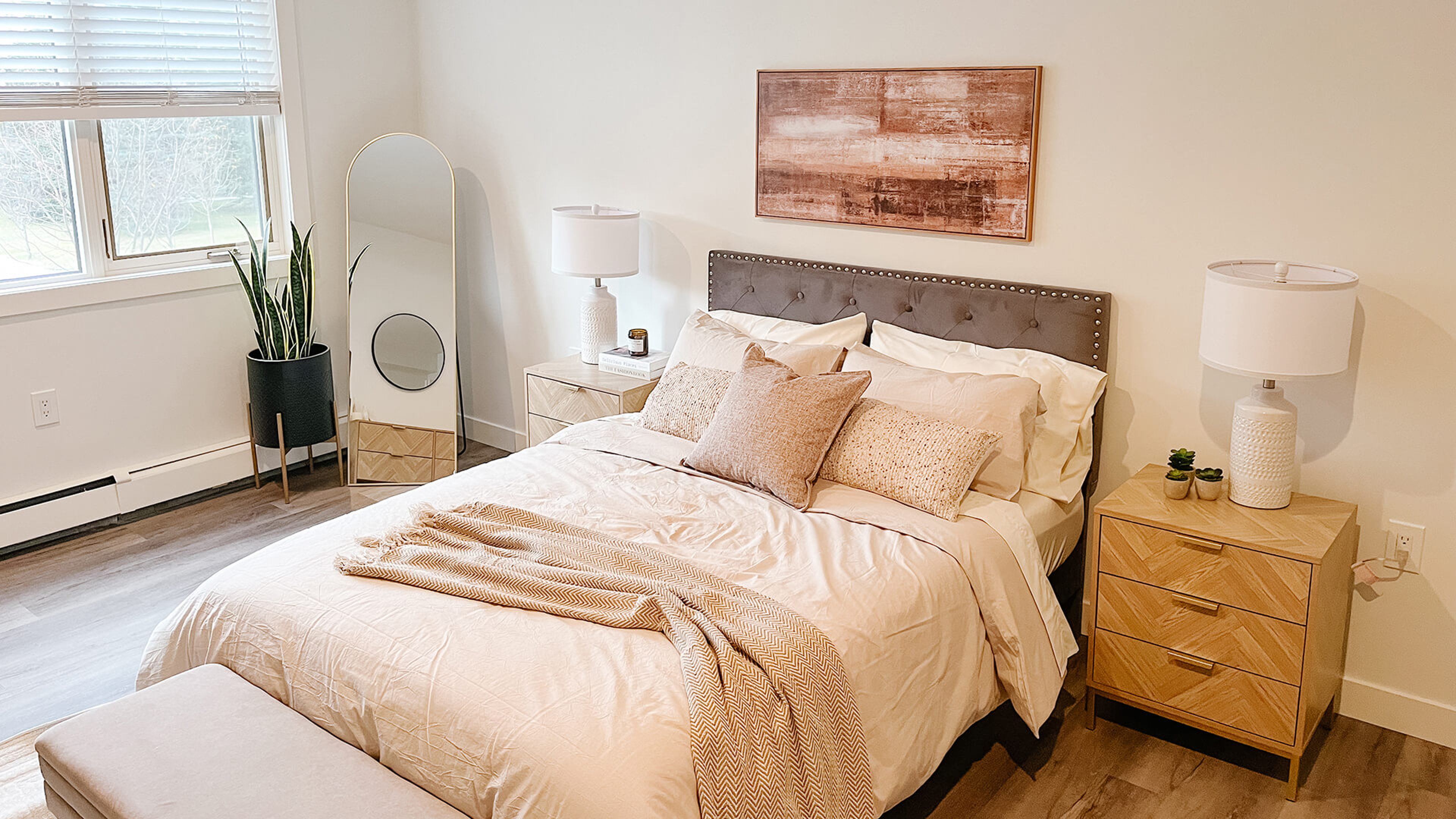 The Bentley Saskatoon Model Suite Bedroom