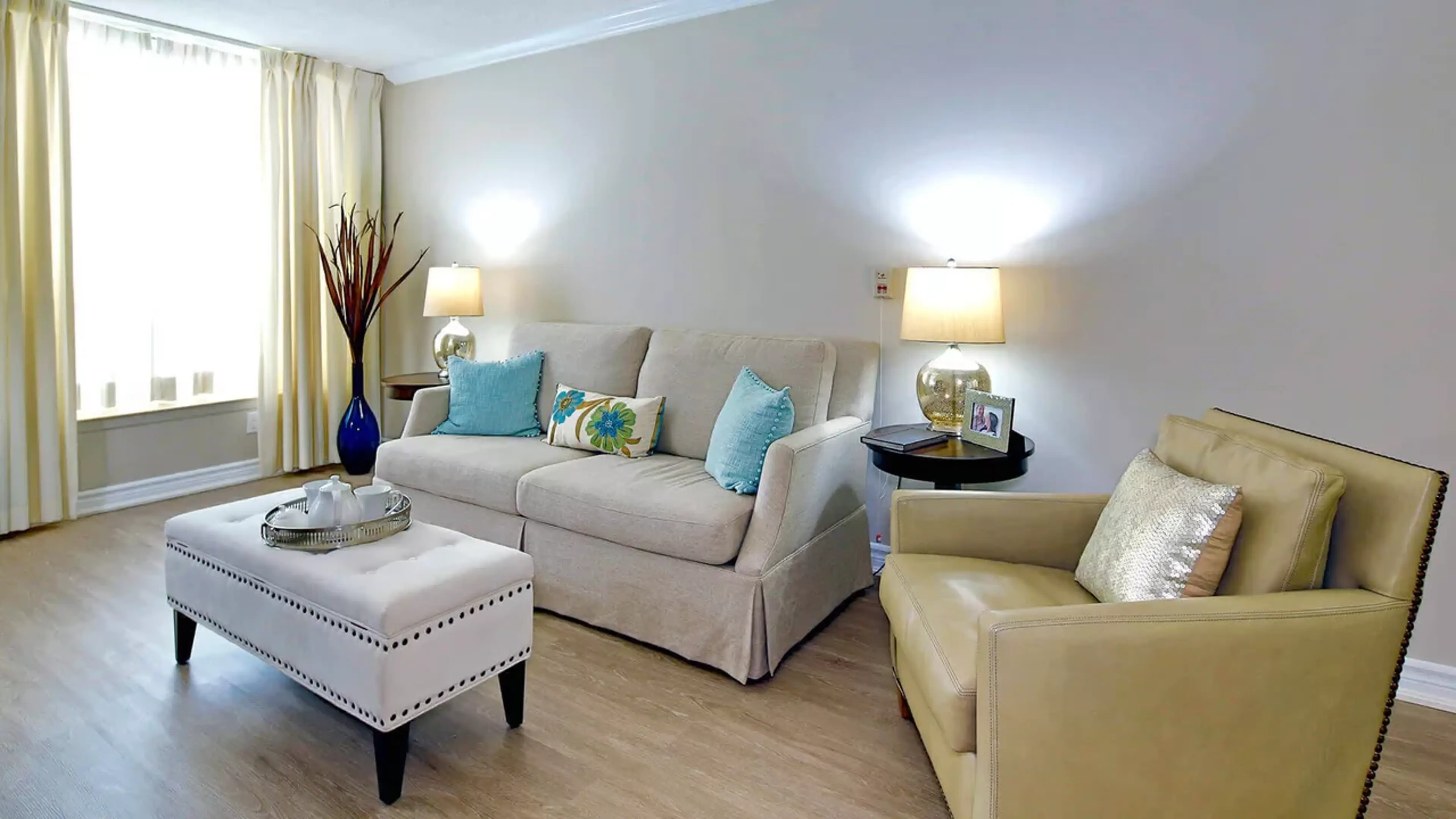 The Kensington Oakville Model Suite Living Room