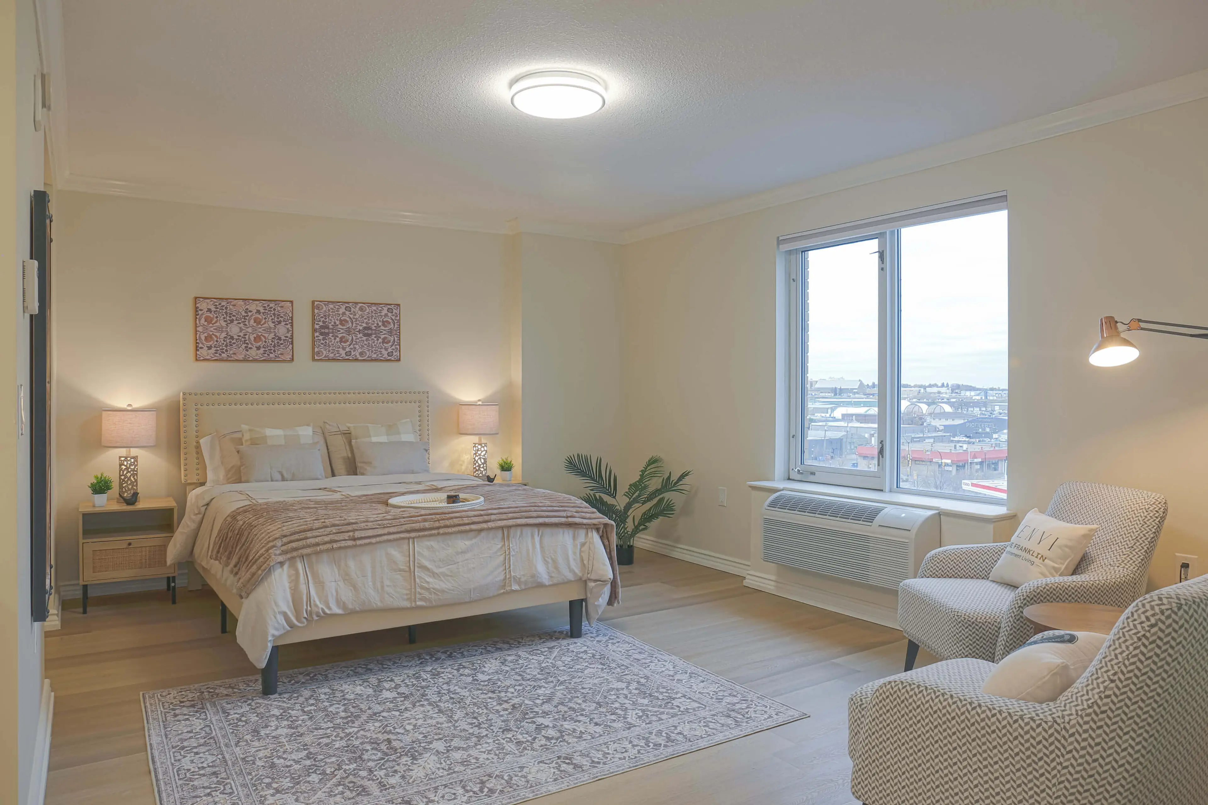 The Franklin Model Suite Bedroom One
