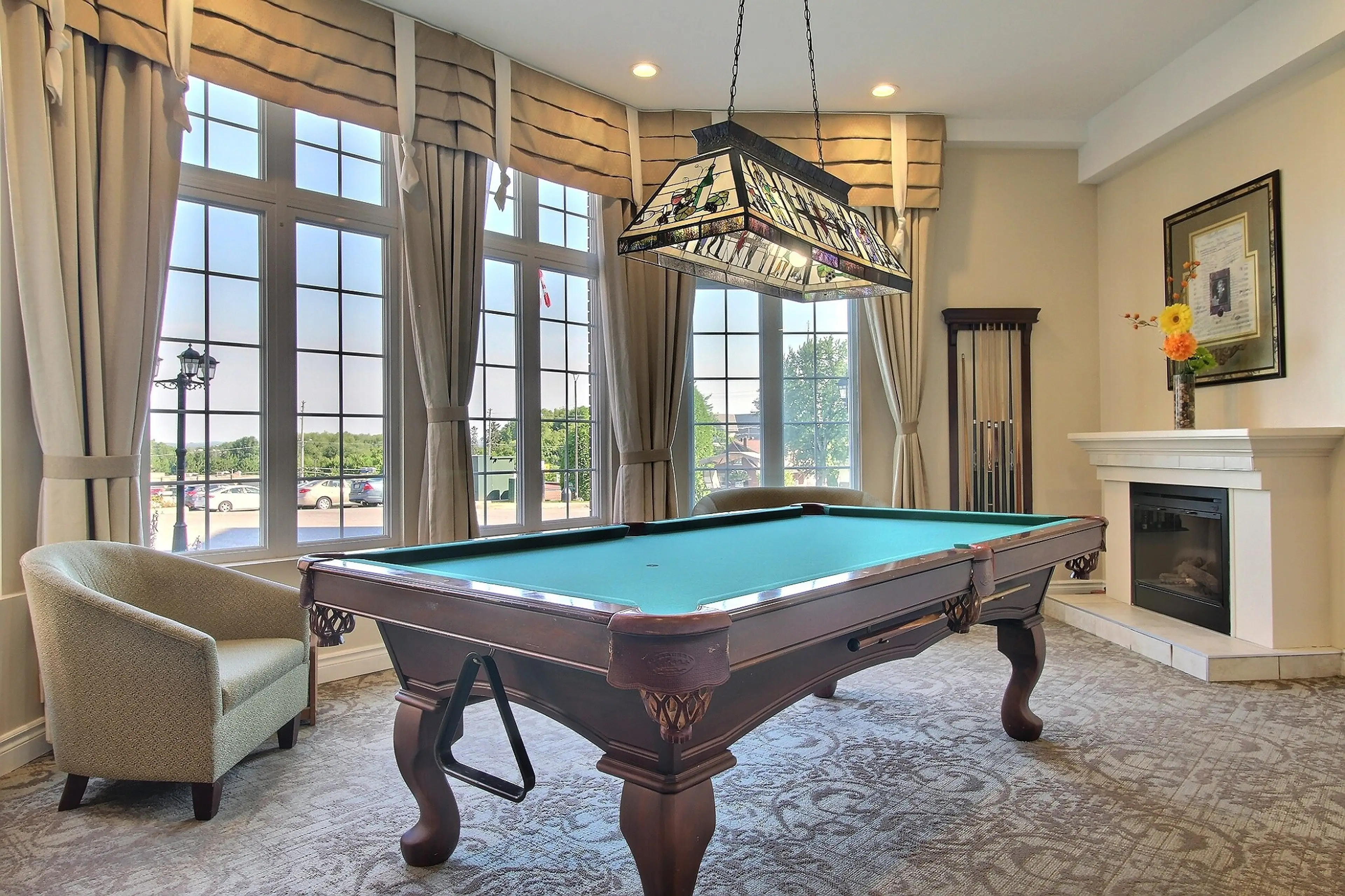 Billiards Room, Belcourt, Orléans