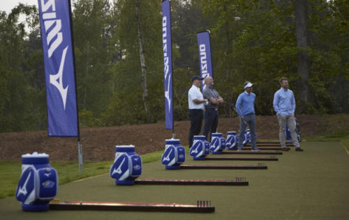 Marcus Fraser, Luke Donald, and Oliver Fisher 
