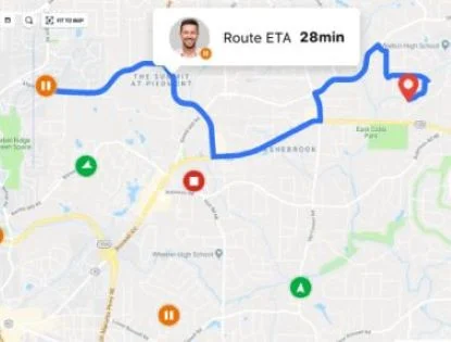 us route eta