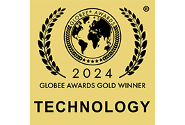 2024 Globee Technology Gold Winner logo.