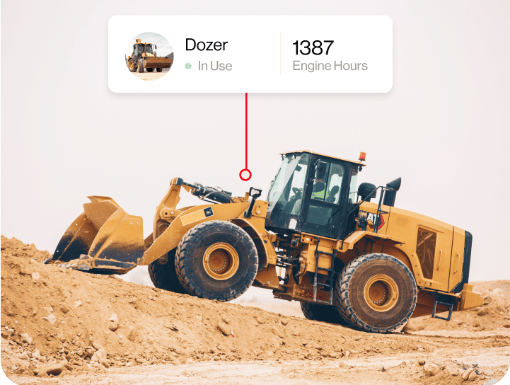 Construction fleet asset tracking