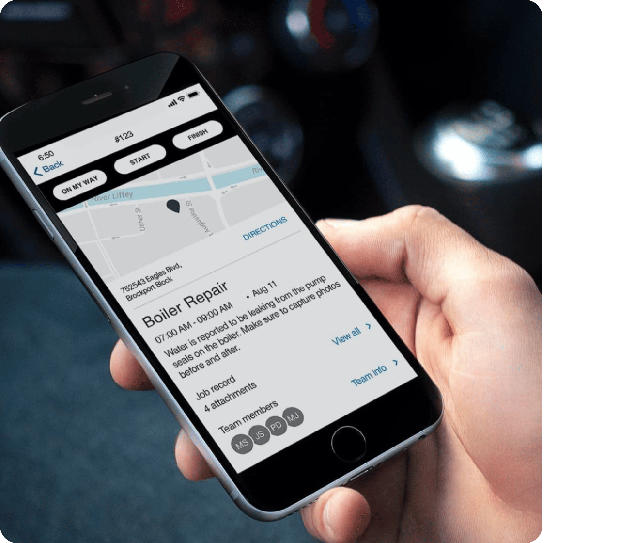 Fleet management mobile apps