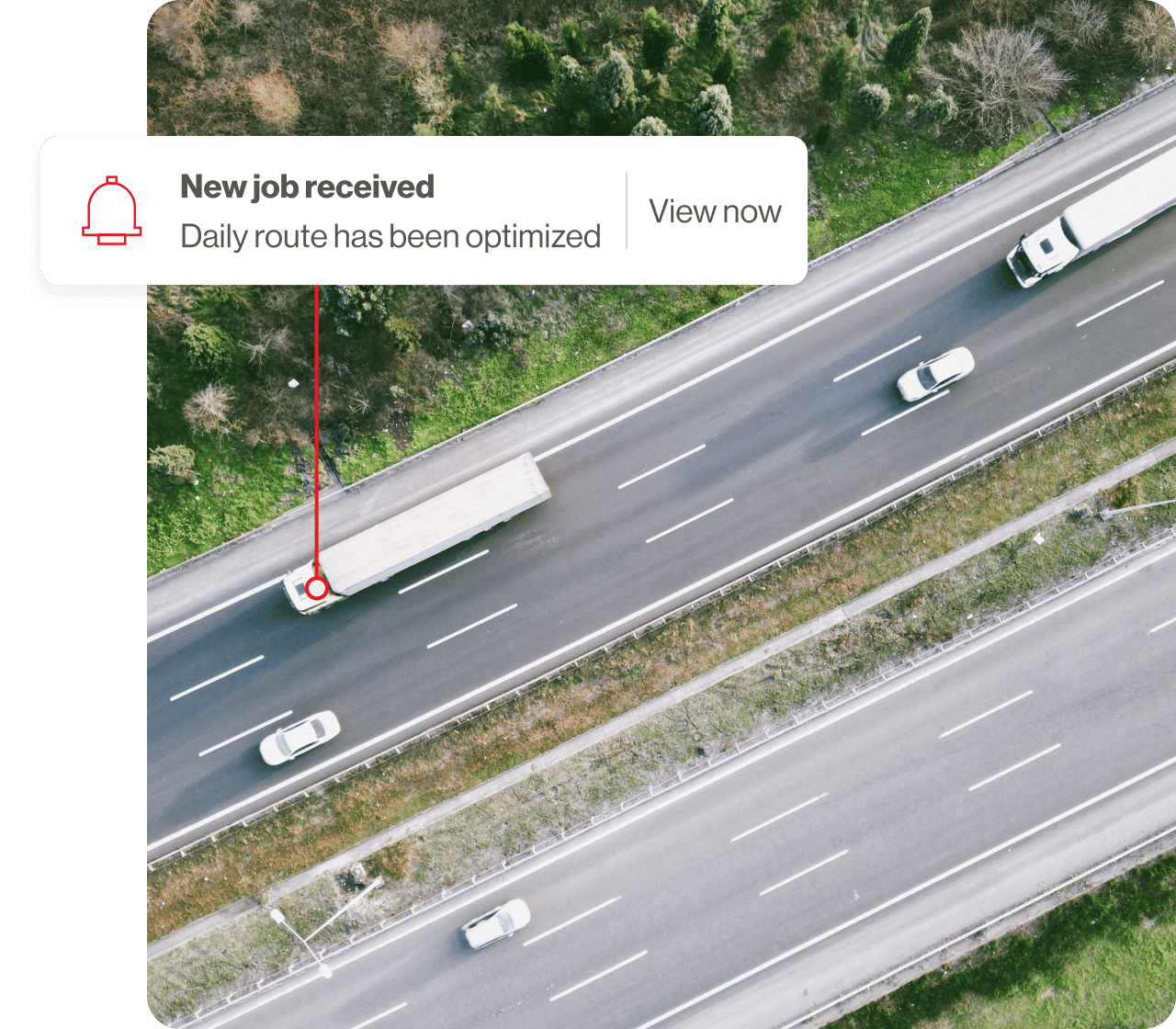 A fleet dispatch map interface used for scheduling, displaying the real-time location and status of driver Tyler Delgado and three other technicians in the field.