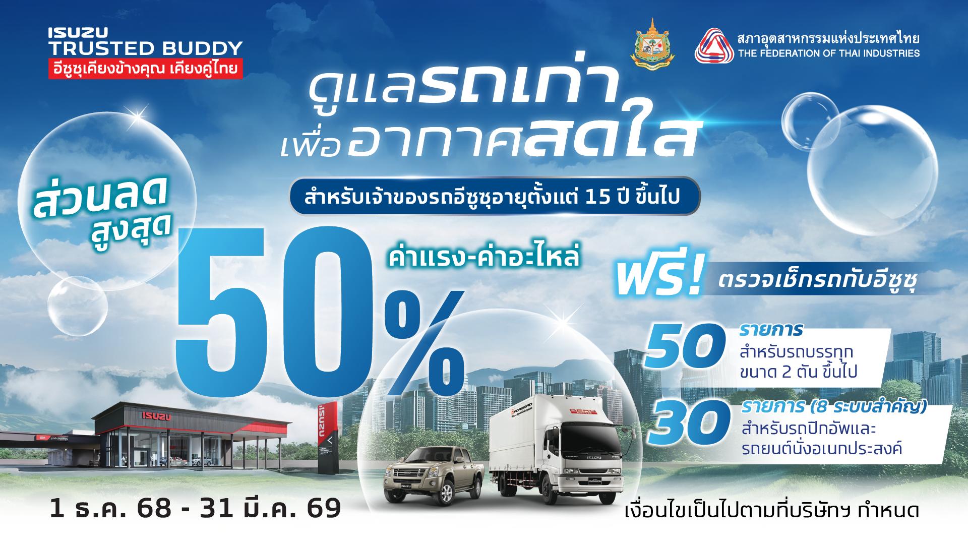 ดูแลรถเก่า เพื่ออากาศสดใส