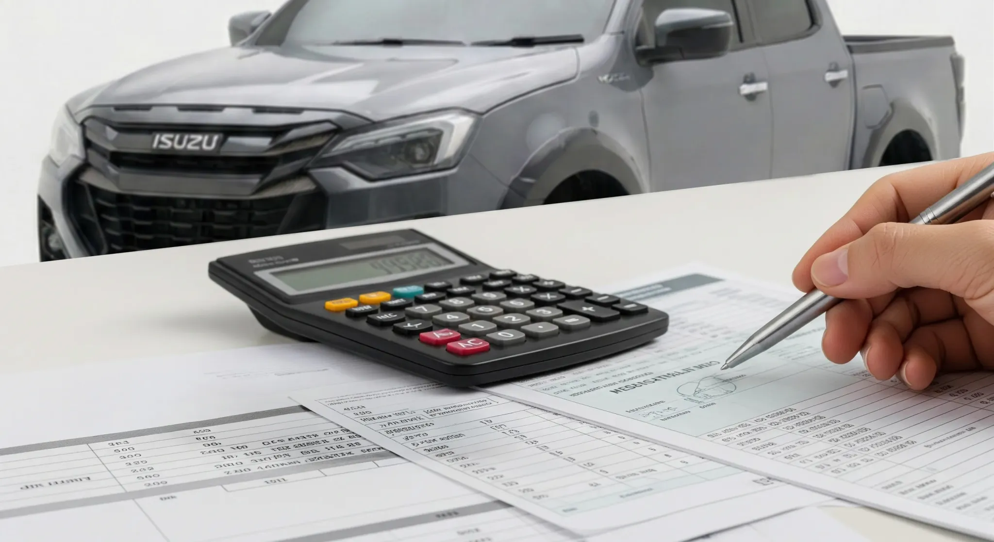 วิธีการคำนวณภาษีรถกระบะ 4 ประตู