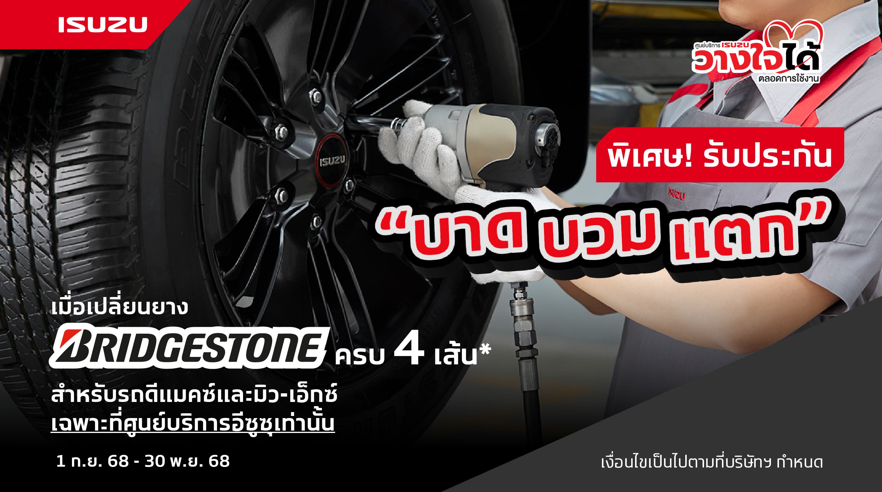 รับประกัน บาด บวม แตก!