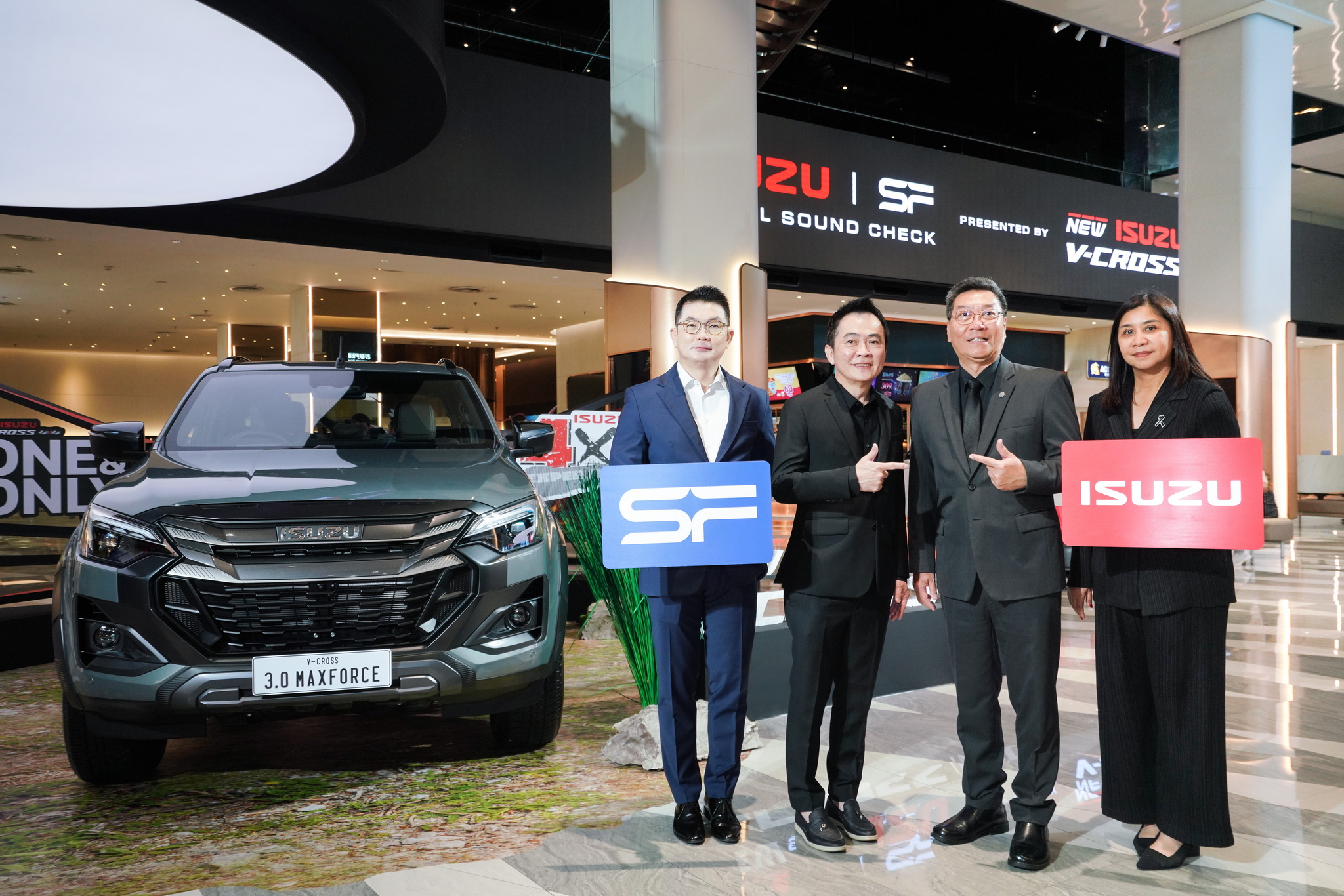 อีซูซุร่วมกับเอส เอฟ เปิดตัวภาพยนตร์โฆษณา Digital Sound Check ชุดใหม่ล่าสุด “ISUZU V-CROSS 4x4 THE ONE & ONLY EXPERIENCE” 