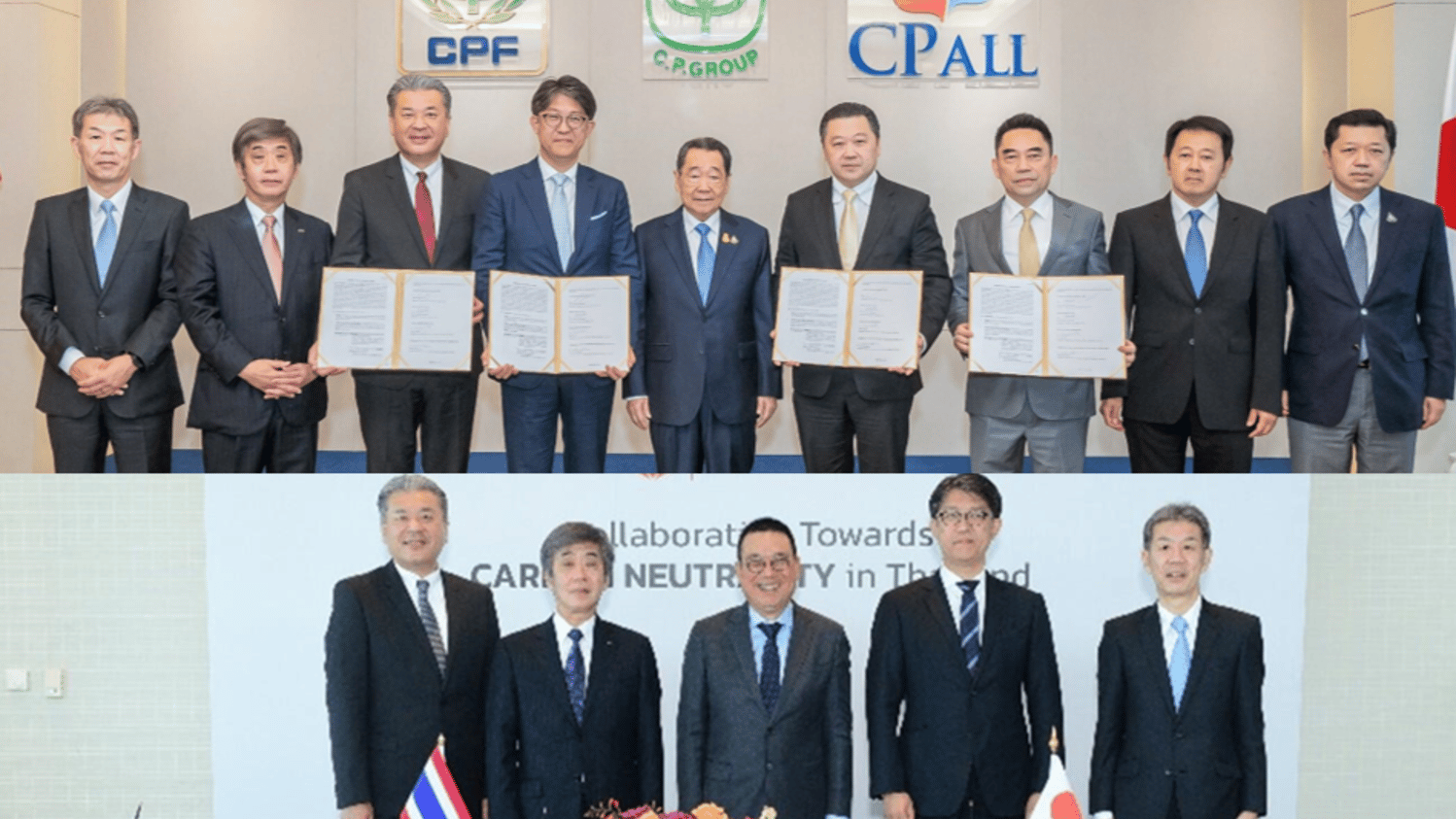 มร. ชินสุเกะ มินามิ (Mr. Shinsuke Minami) ประธานเจ้าหน้าที่ฝ่ายปฏิบัติการ แถลงว่าจะให้ความร่วมมือเพื่อมุ่งสู่ความเป็นกลางทางคาร์บอนในประเทศไทย