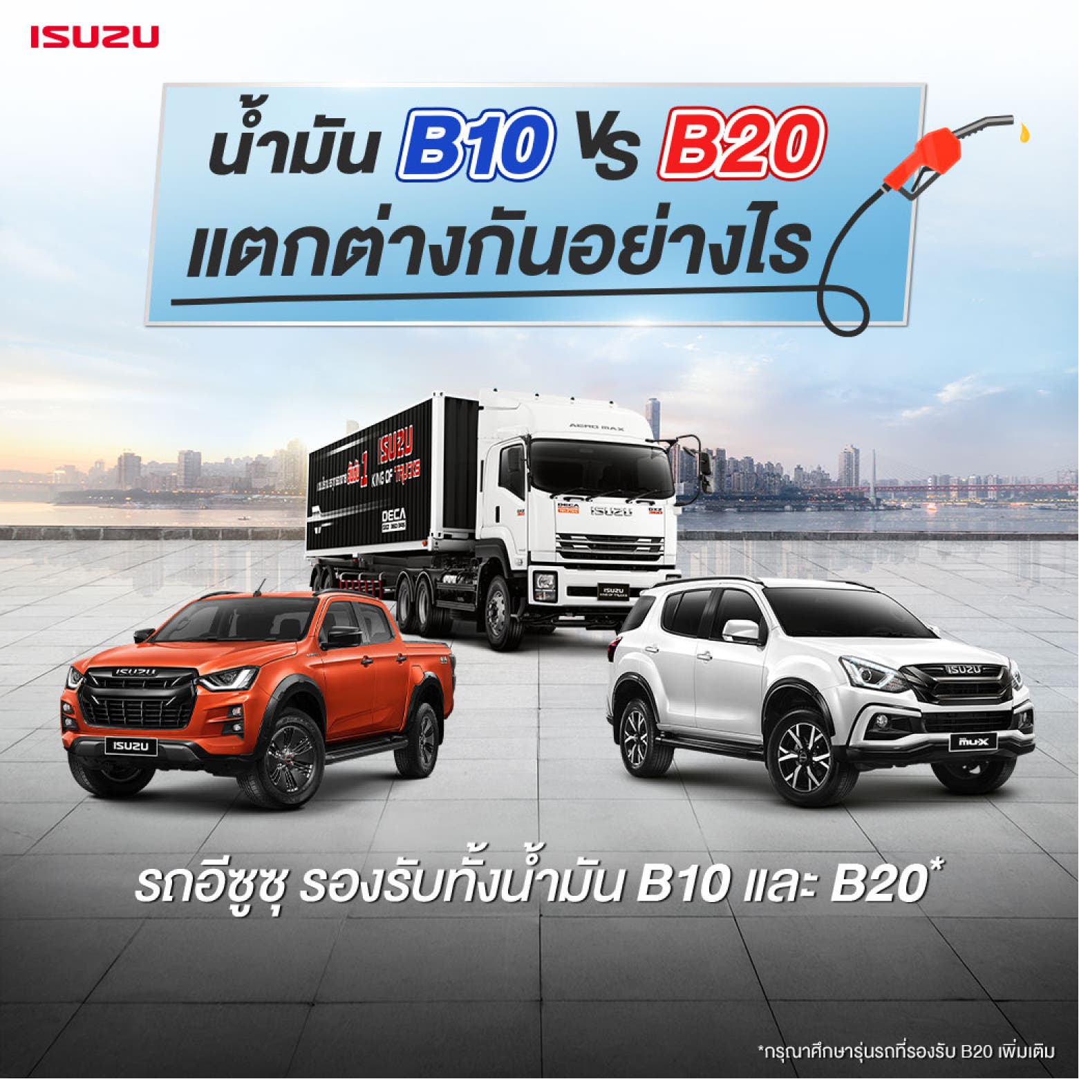 น้ำมัน B10 VS B20 พลังงานทางเลือกกับความเหมือนที่แตกต่าง