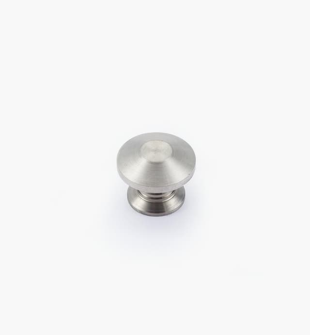 image of Boutons en acier inoxydable tourné
