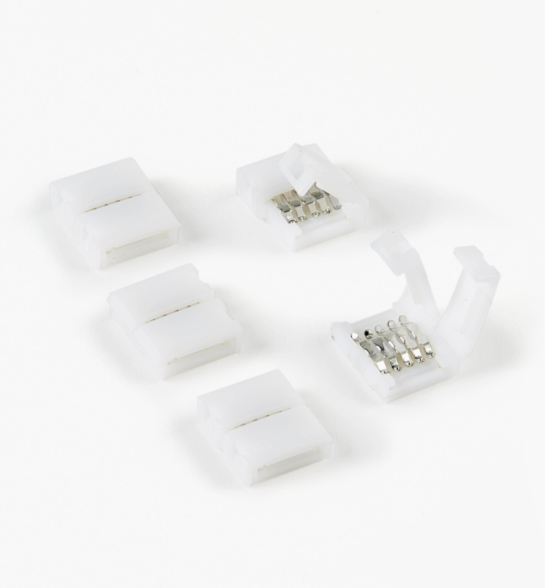 Five-Pin Splice Connectors for RGB+W LED Tape Lights
