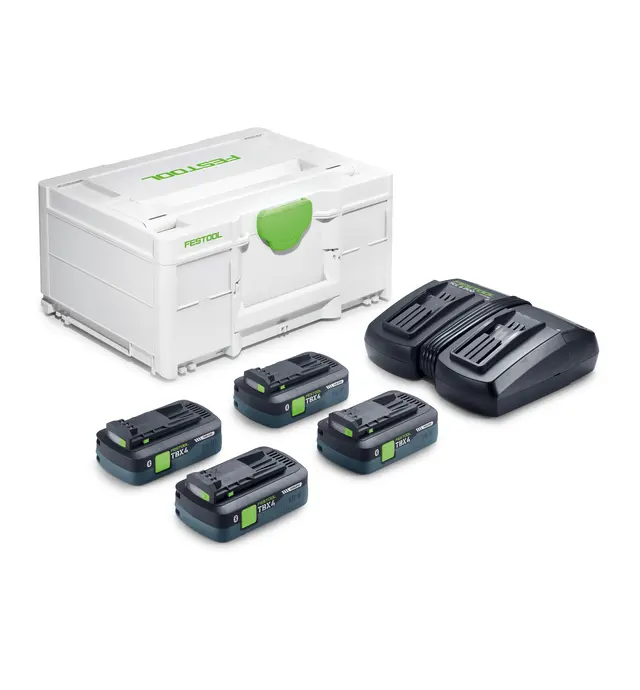image of Festool Energy Set SYS 18V 4xTBX4/TCL6DUO