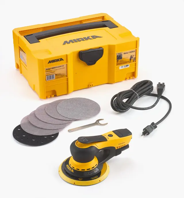 image of Ponceuse excentrique Mirka DEROS 6 po (orbite de 2,5 mm) et boîtier Systainer