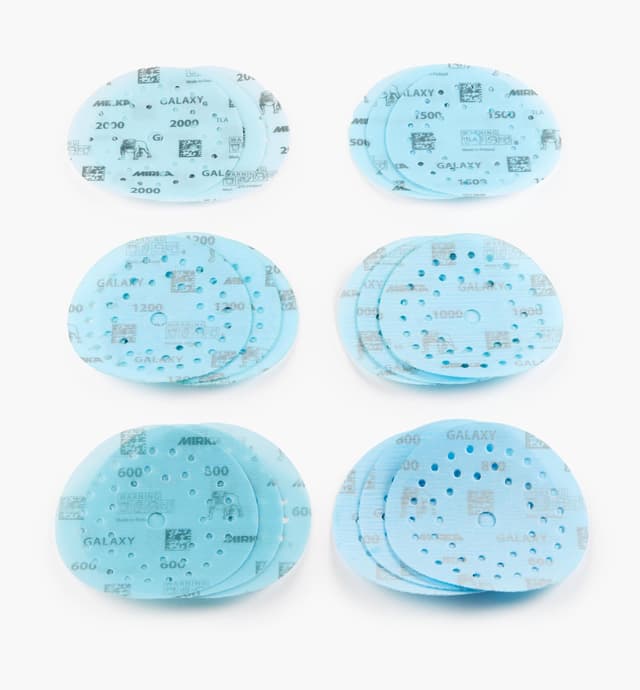 image of 18-Pc. Sample Pack of 5" Fine Galaxy Multifit Grip Discs