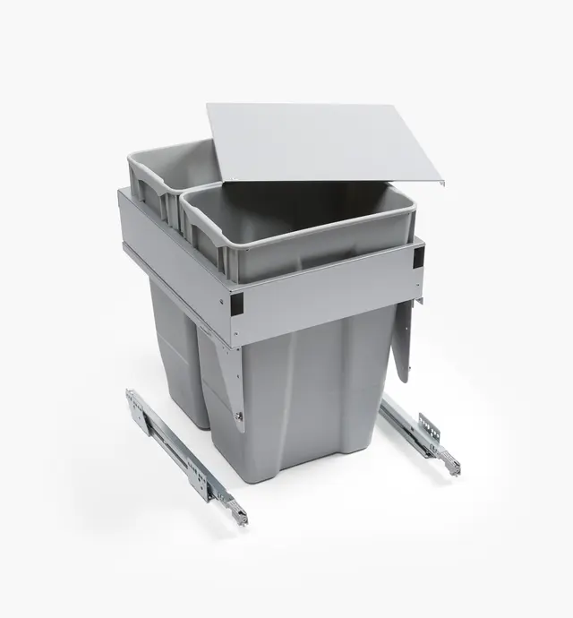 image of Door-Mount Dual Waste Bin