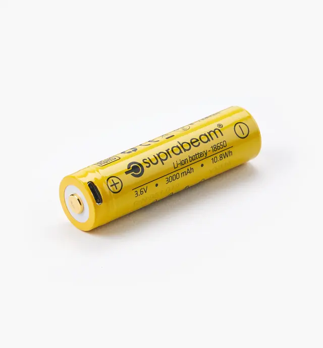 image of Pile lithium-ion – lampe de poche et frontale Suprabeam M6xr