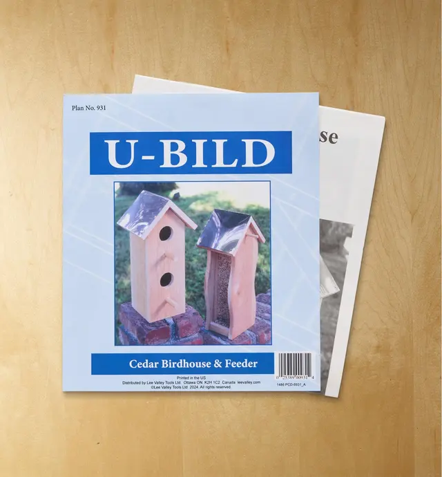 image of Cedar Birdhouse and Feeder Plan